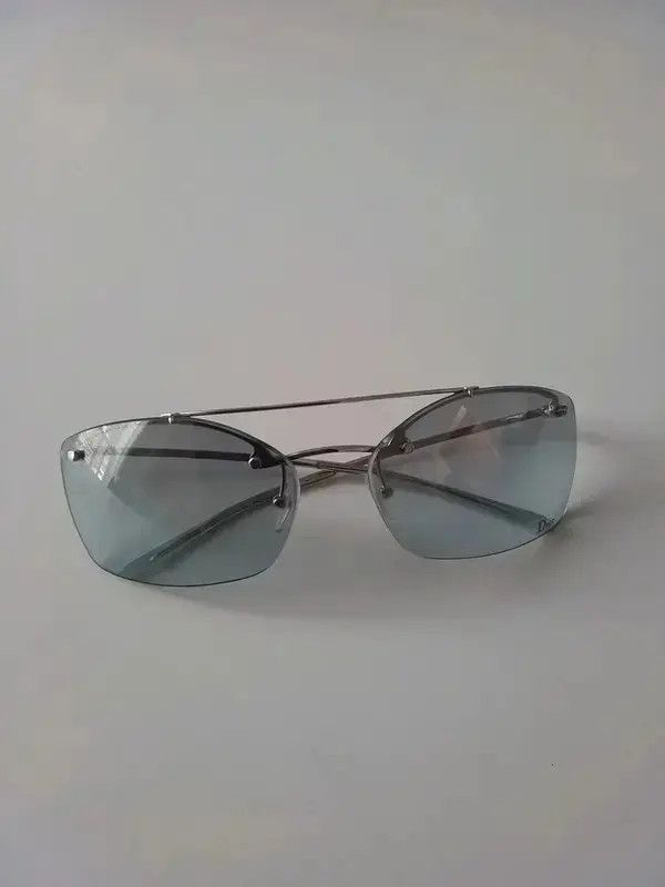 Dior DIOR Sunglasses Rimless Shield Strass Galliano Motard Pop Size ONE SIZE - 1 Thumbnail