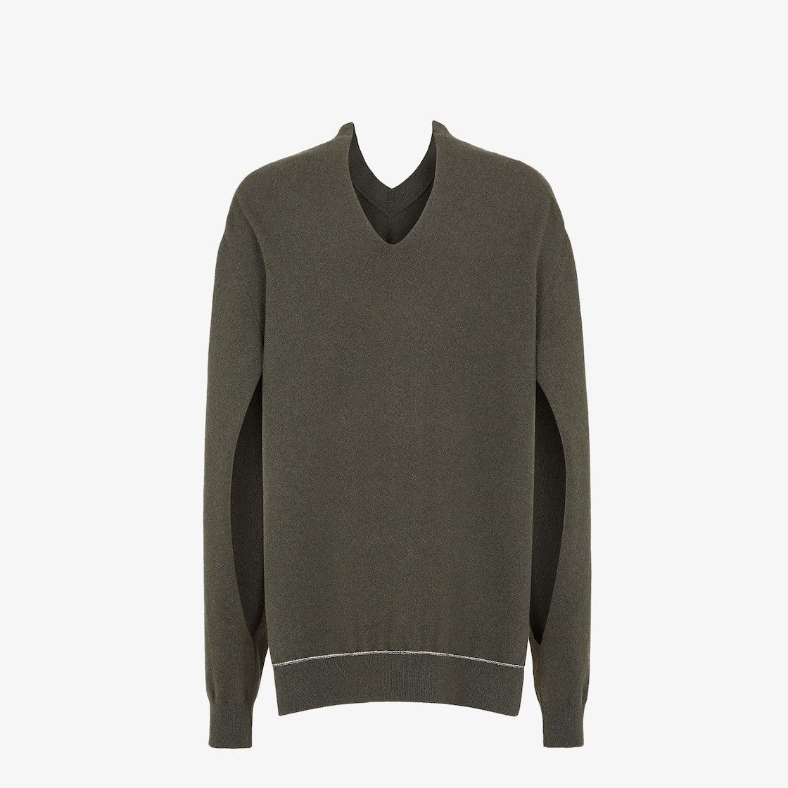 Fendi o1loc1c0426 Jumper in Dark Green Size L / US 10 / IT 46 - 2 Thumbnail