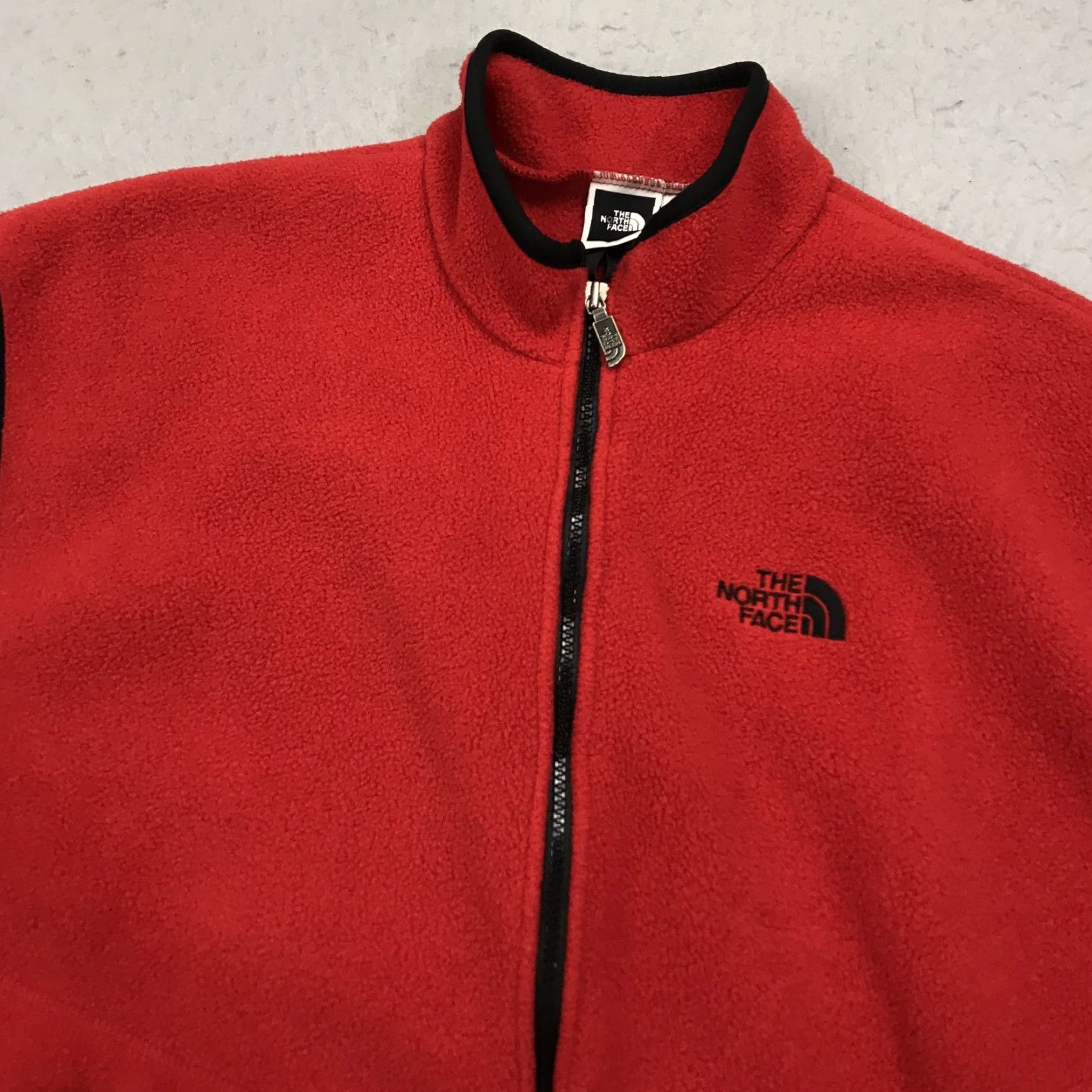 The North Face VINTAGE The North Face Vest Mens XL Red Full Zip Fleece Sleeveless USA 90s Bomber Jacket Hiking Mens XL Red USA 90s The North Face Vest Size US XL / EU 56 / 4 - 2 Thumbnail