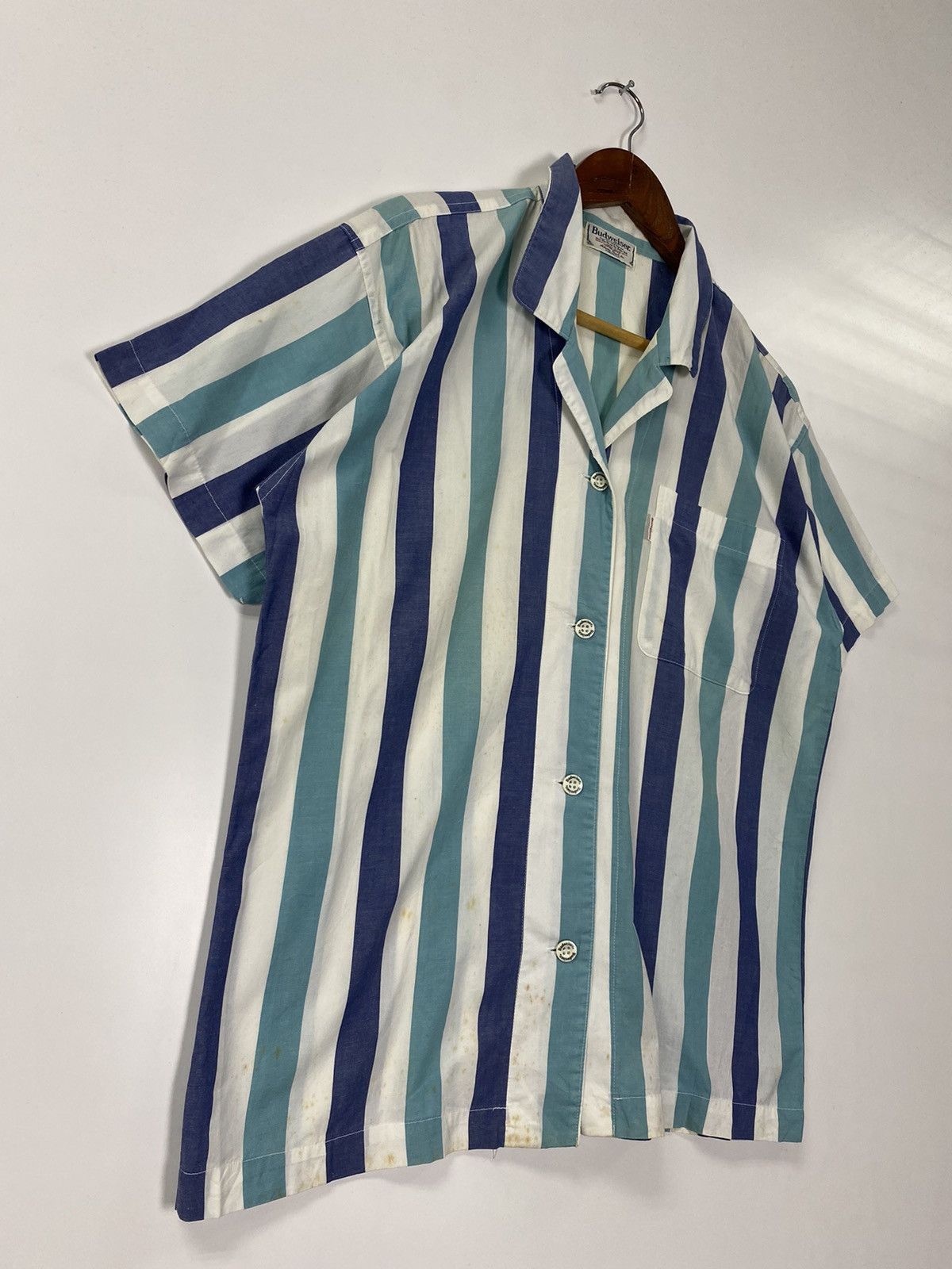 Budweiser × Vintage Vintage Budweiser button up Size US L / EU 52-54 / 3 - 4 Thumbnail