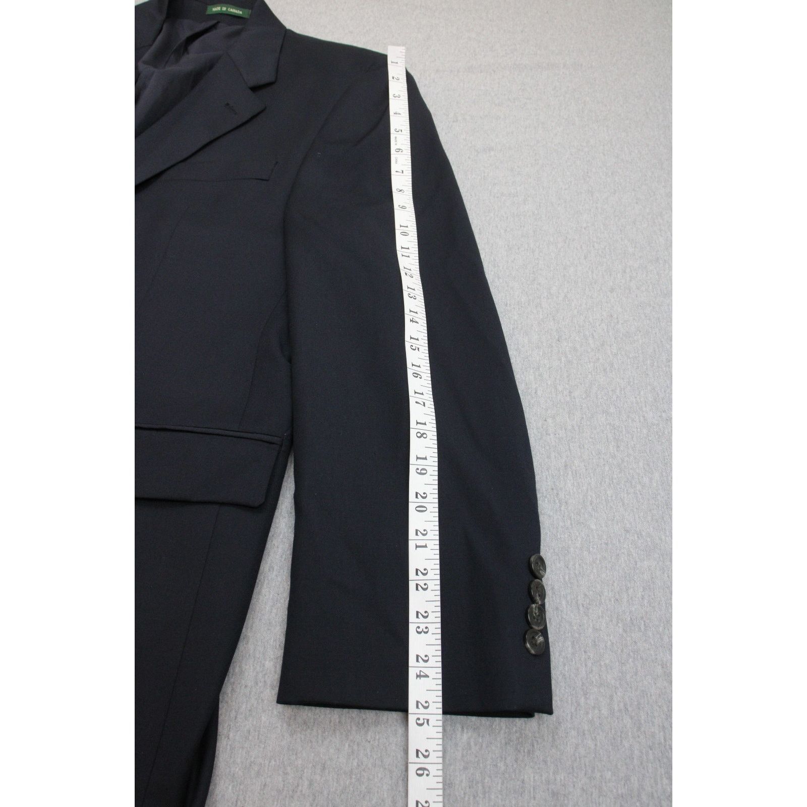 Lauren Ralph Lauren Lauren Ralph Lauren Blazer Mens Size 42R Navy Blue 100% Wool Size 42R - 9 Thumbnail