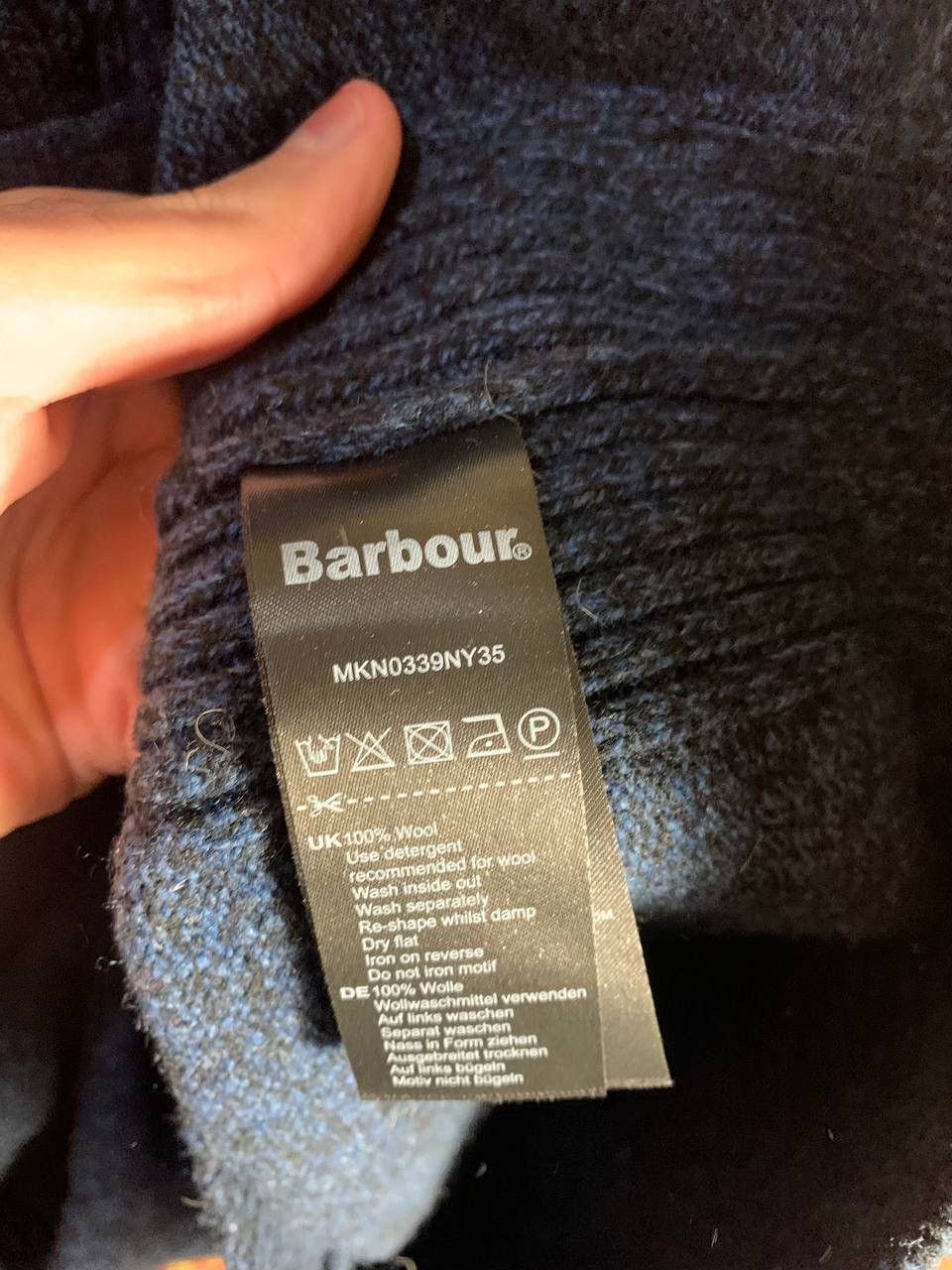 Barbour × Vintage VERY RARE BARBOUR 1/3 ZIP SWEATER KNIT ENGLAND STYLE Y2K 90s Size US XL / EU 56 / 4 - 5 Thumbnail