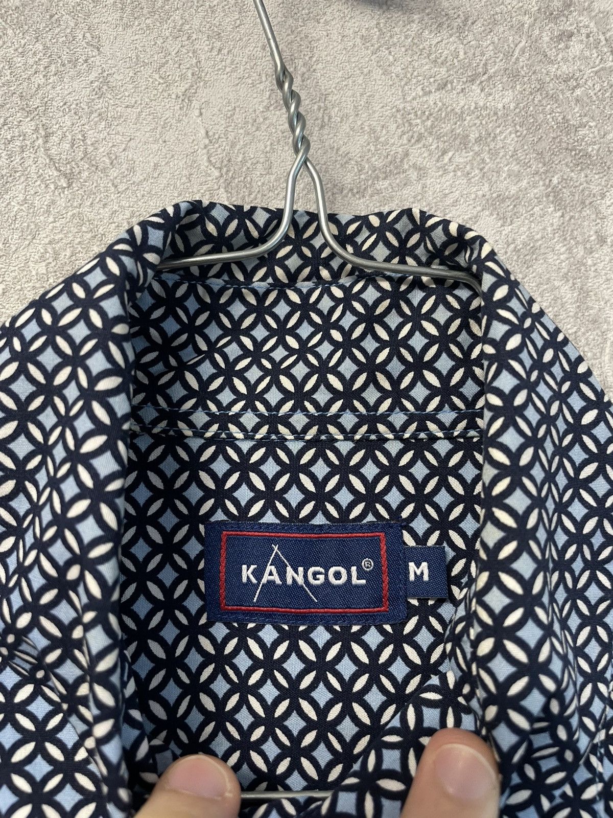 Kangol Kangol Short Sleeve Shirt Button Up Y2K Size US M / EU 48-50 / 2 - 10 Thumbnail