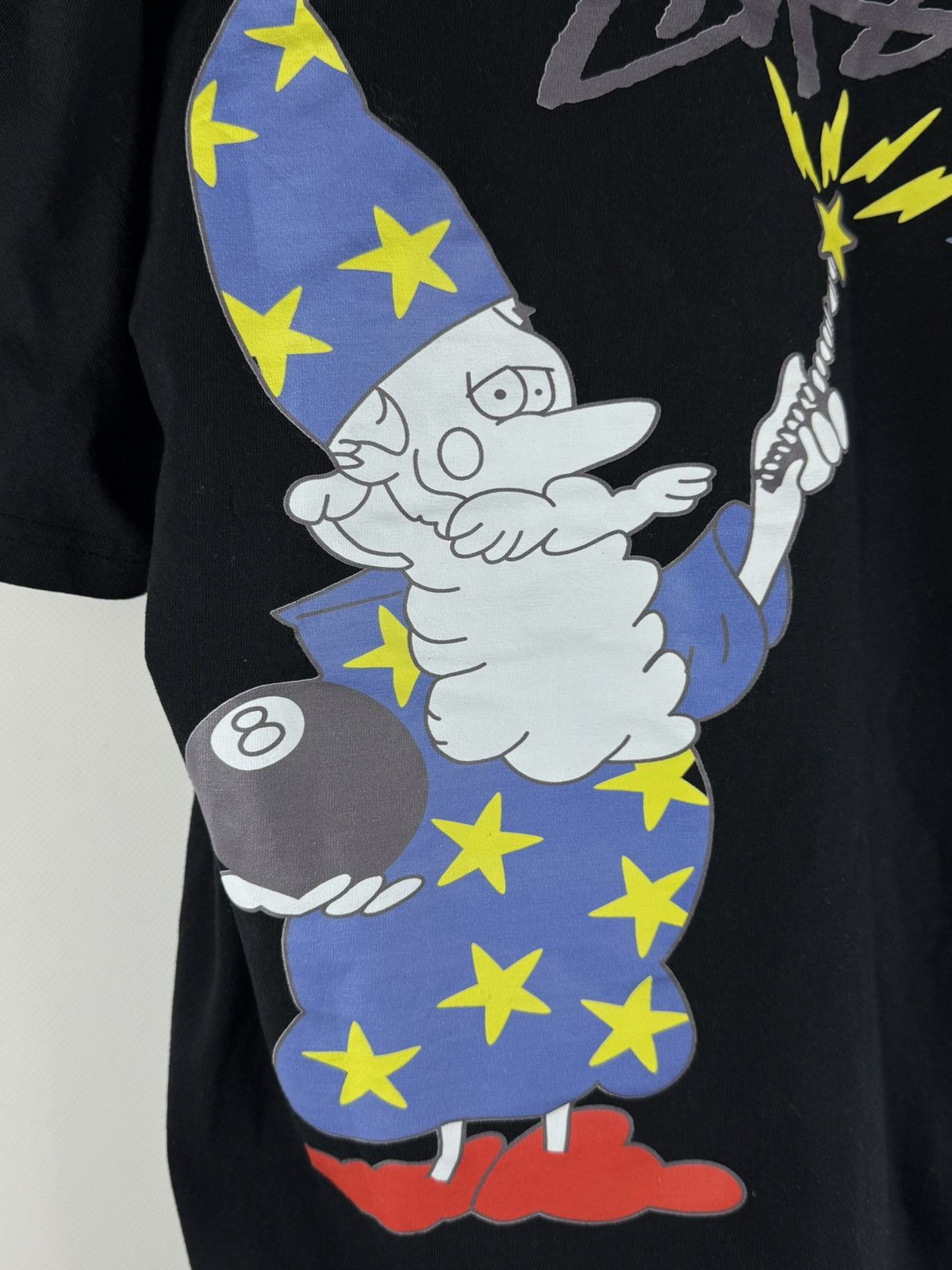 Stussy Stussy Magic Wizard Logo Women’s T-Shirt Black Size M / US 6-8 / IT 42-44 - 3 Thumbnail