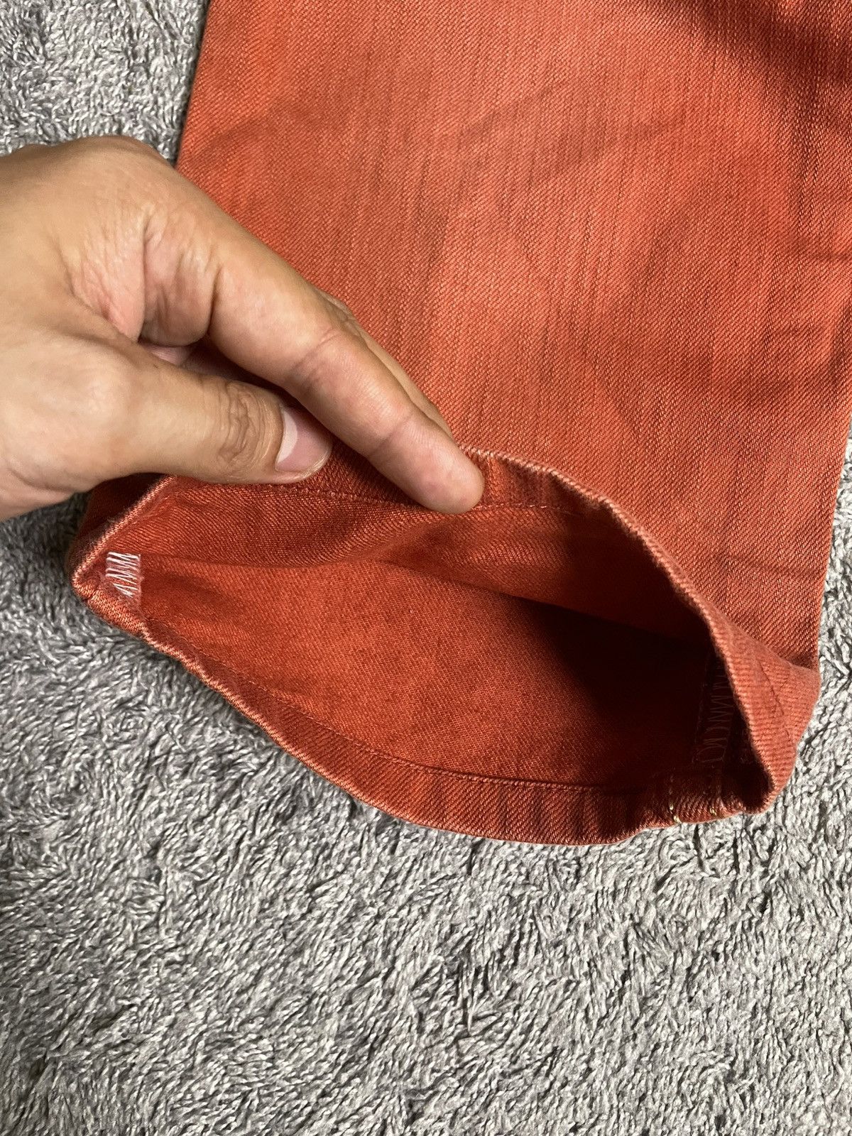Edwin Rare Orange Edwin Exclusive Vintage Pant Size US 35 - 11 Thumbnail