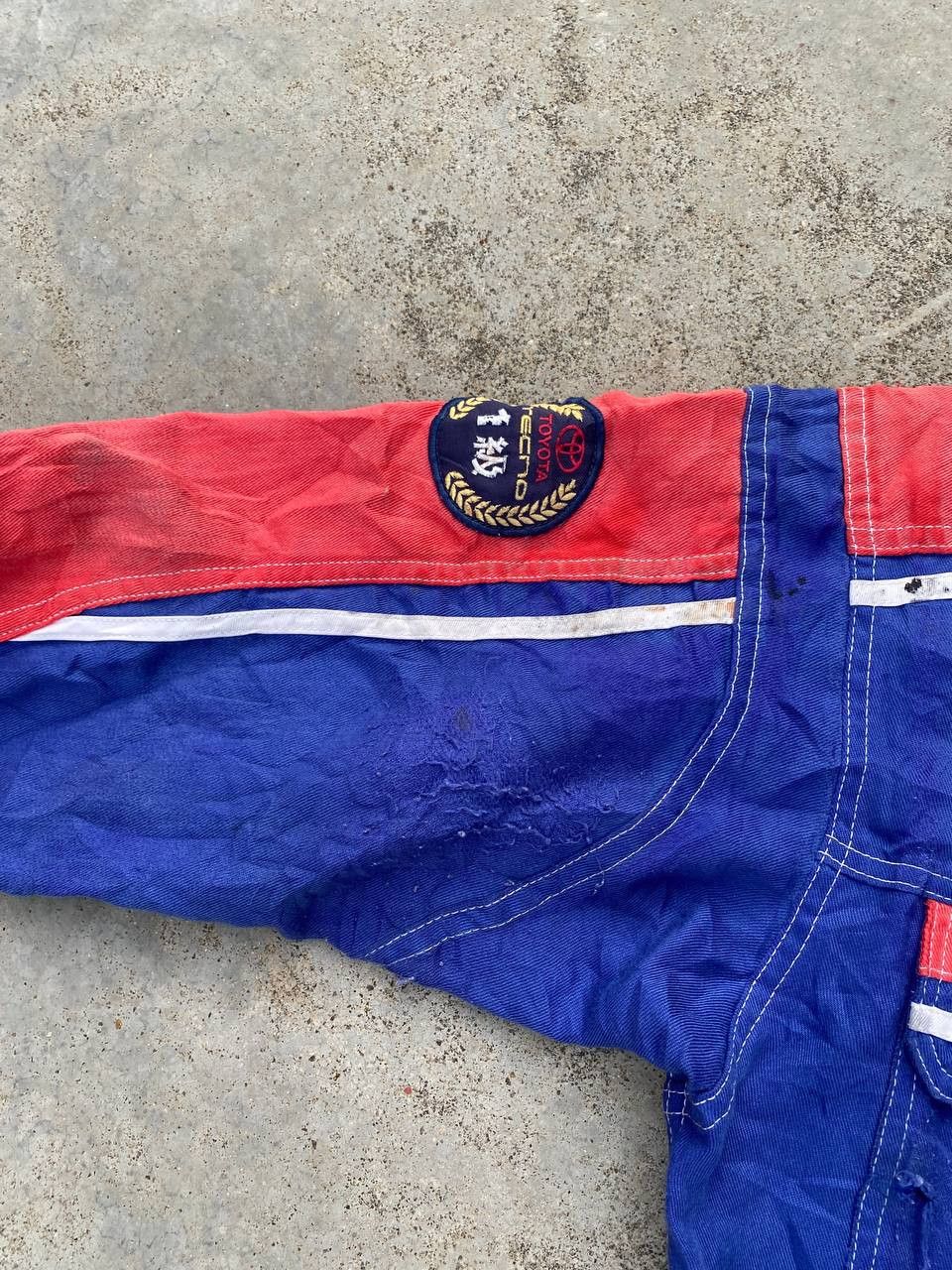 Racer Worldwide 🔥TRUE VINTAGE Distressed DESTROYED Toyota PATCHED Coverall Size US L / EU 52-54 / 3 - 6 Thumbnail