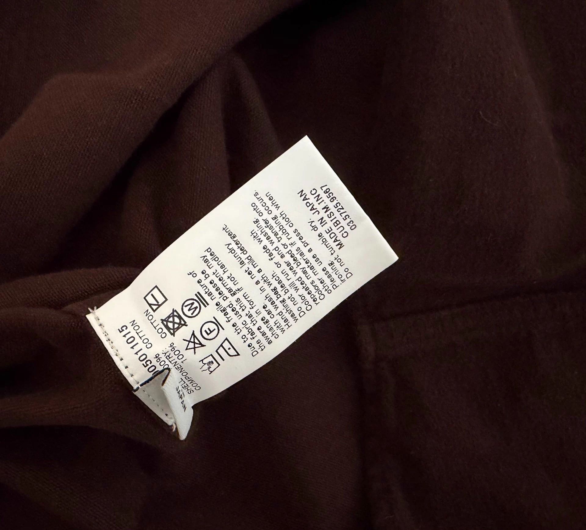 Visvim VISVIM ICT BLK ELK FLANNEL SHIRT CUFFED BANDANA BROWN SZ2 Size US M / EU 48-50 / 2 - 3 Thumbnail