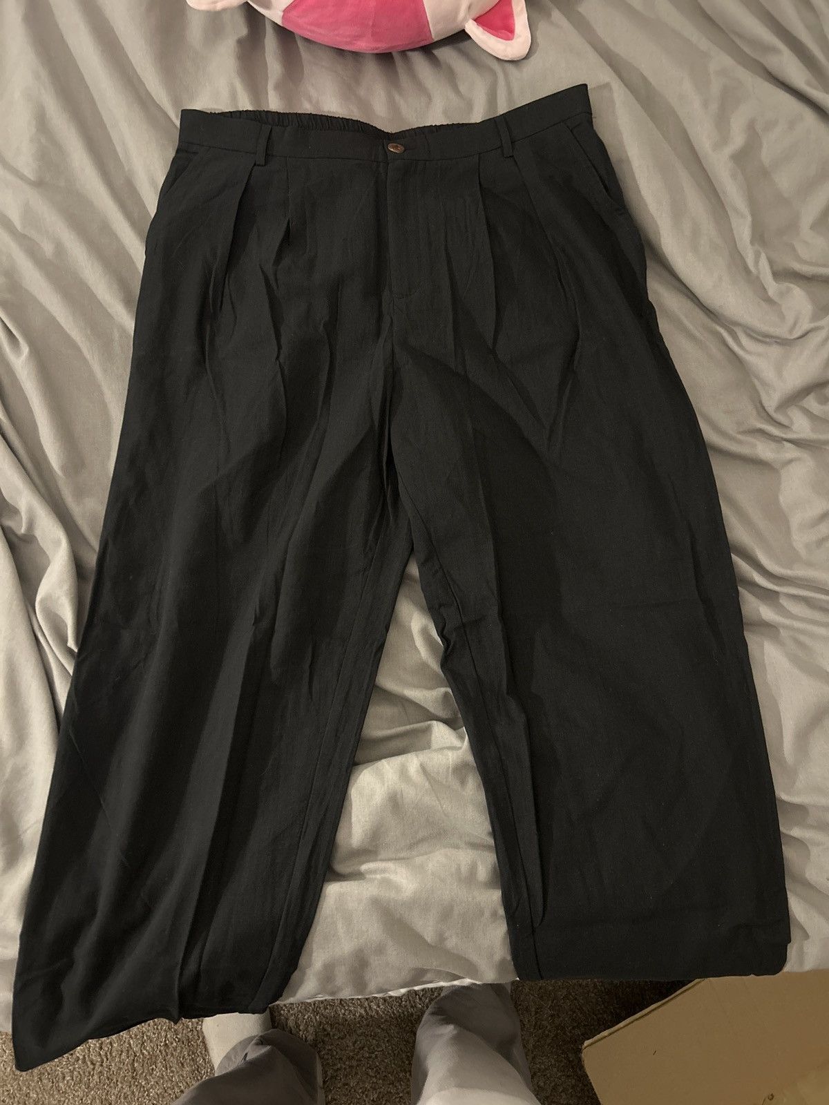 Other Linen Double Pleated Pants Size 34S - 1 Thumbnail