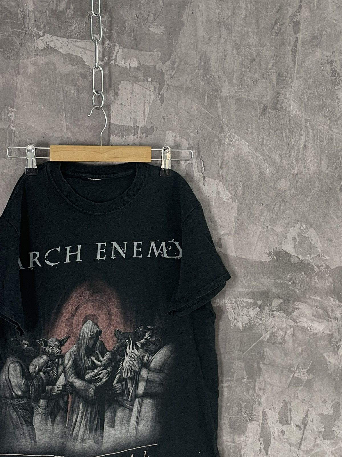 Band Tees × Vintage Vintage Arch Enemy Punk Rock Y2K T-Shirt Size US S / EU 44-46 / 1 - 4 Thumbnail