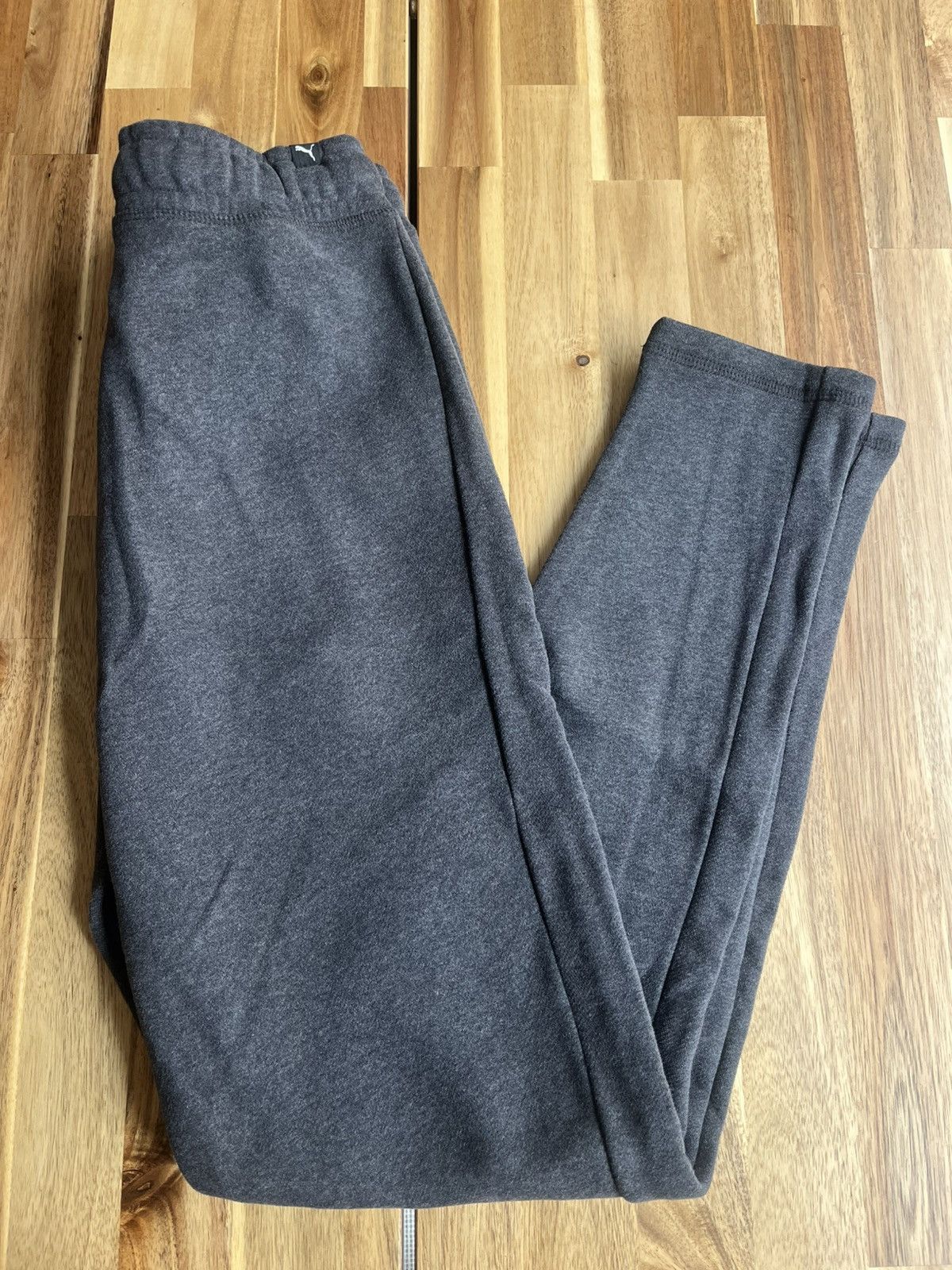 Puma New Men’s Gray Puma Sweatpants Size US 29 - 3 Thumbnail