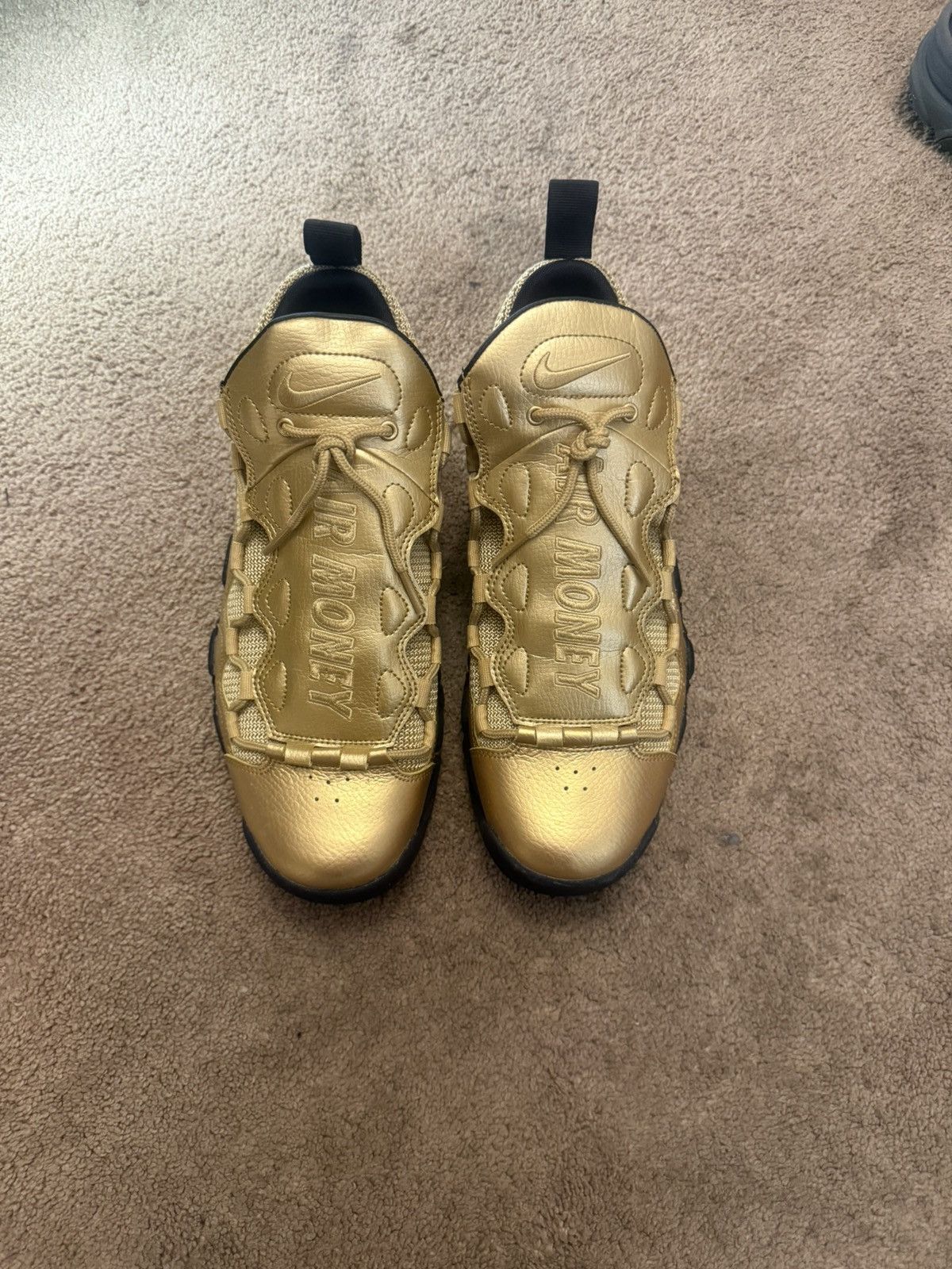 Nike Nike Air Money Metallic Gold Shoes Size US 8.5 / EU 41-42 - 1 Thumbnail