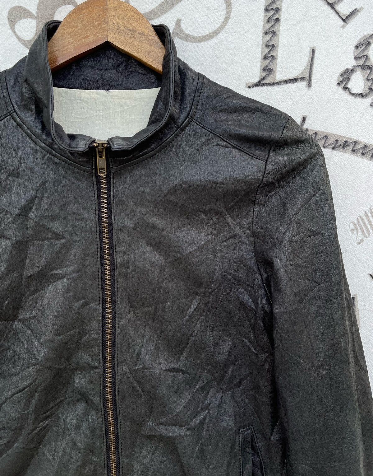 14th Addiction 🔥Vintage Luva Tram Sheep Leather Bikers Jacket Size US XS / EU 42 / 0 - 8 Thumbnail