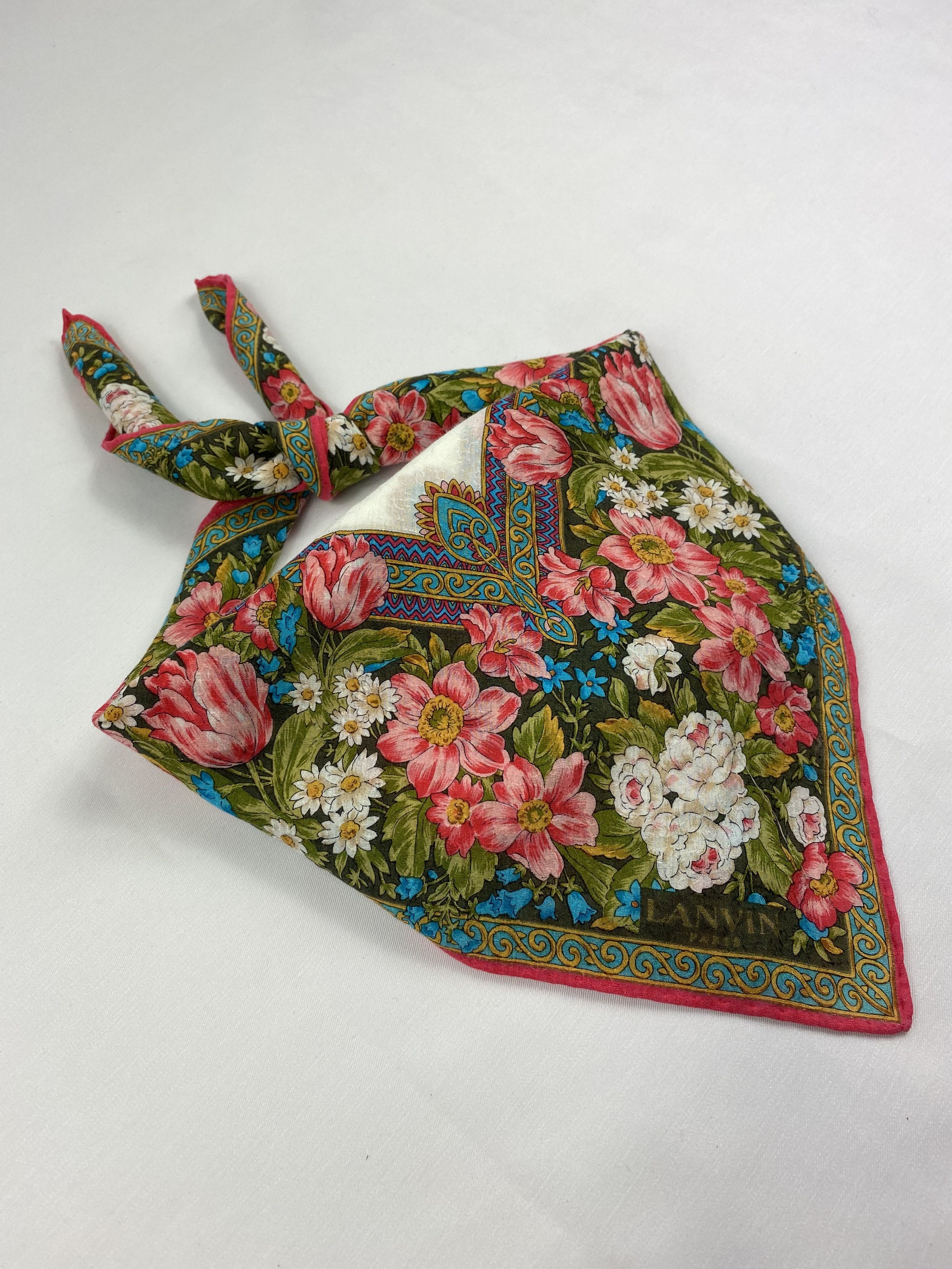 Lanvin × Vintage Lanvin Handkerchief / Bandana / Neckerchief Size ONE SIZE - 2 Thumbnail