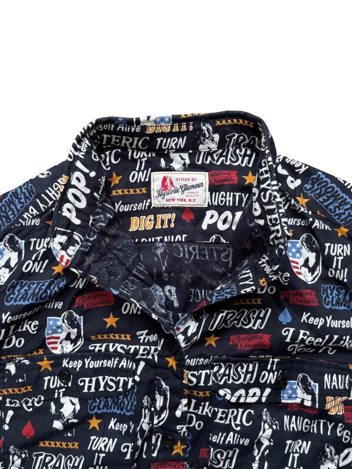 Hysteric Glamour Hysteric Glamour Graphic Shirt Small Size US S / EU 44-46 / 1 - 3 Thumbnail