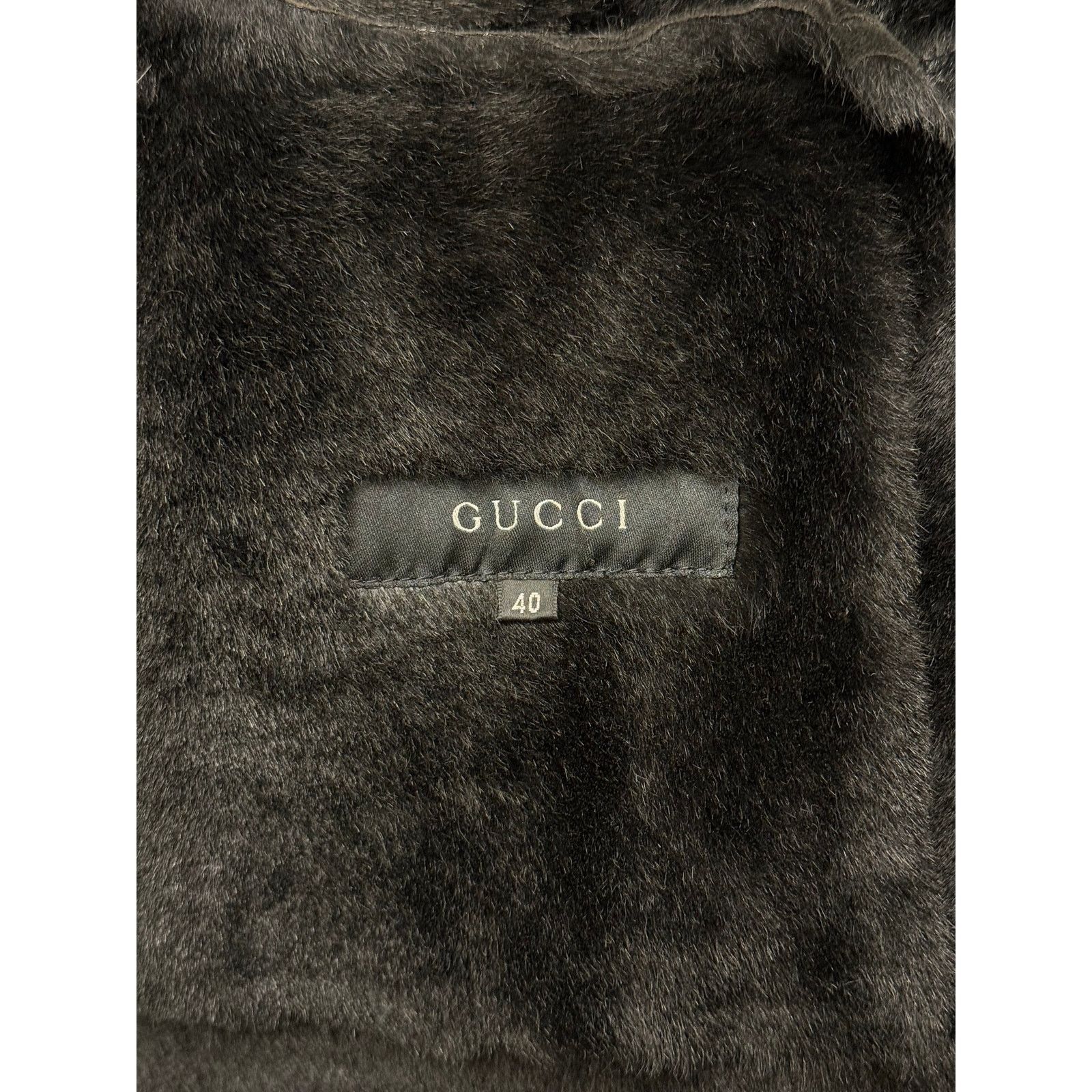 Gucci AW1999 Gucci by Tom Ford Runway mongolian fur leather jacket Size S / US 4 / IT 40 - 11 Thumbnail