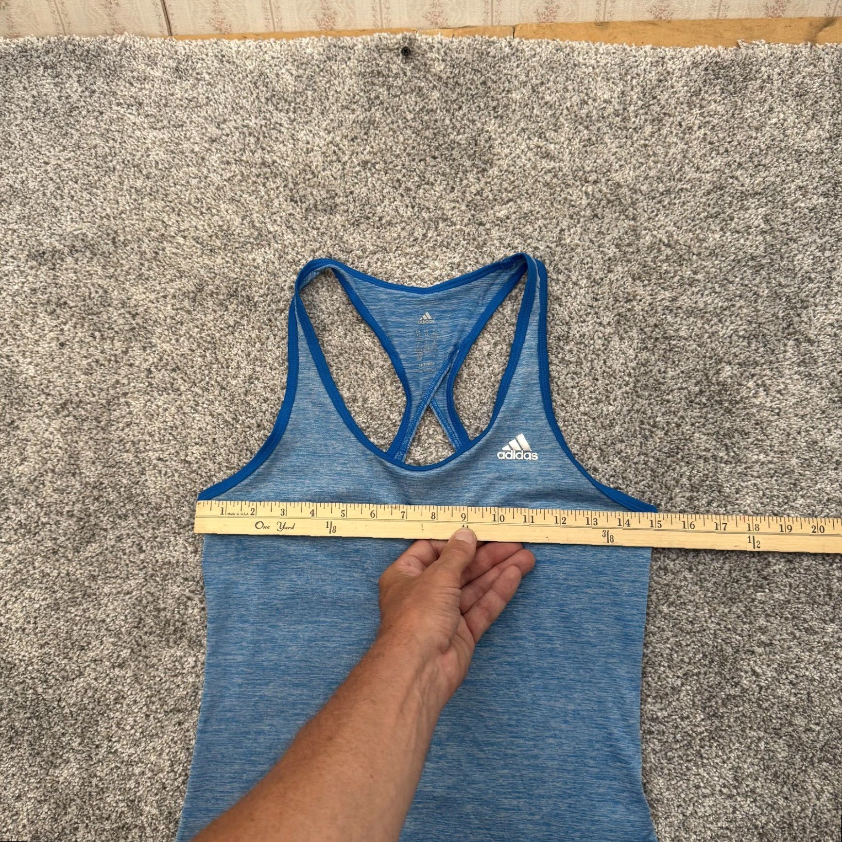 Adidas Adidas Tank Top Womens XS Blue Climalite Racerback Athletic Workout Shirt Size XS / US 0-2 / IT 36-38 - 3 Thumbnail