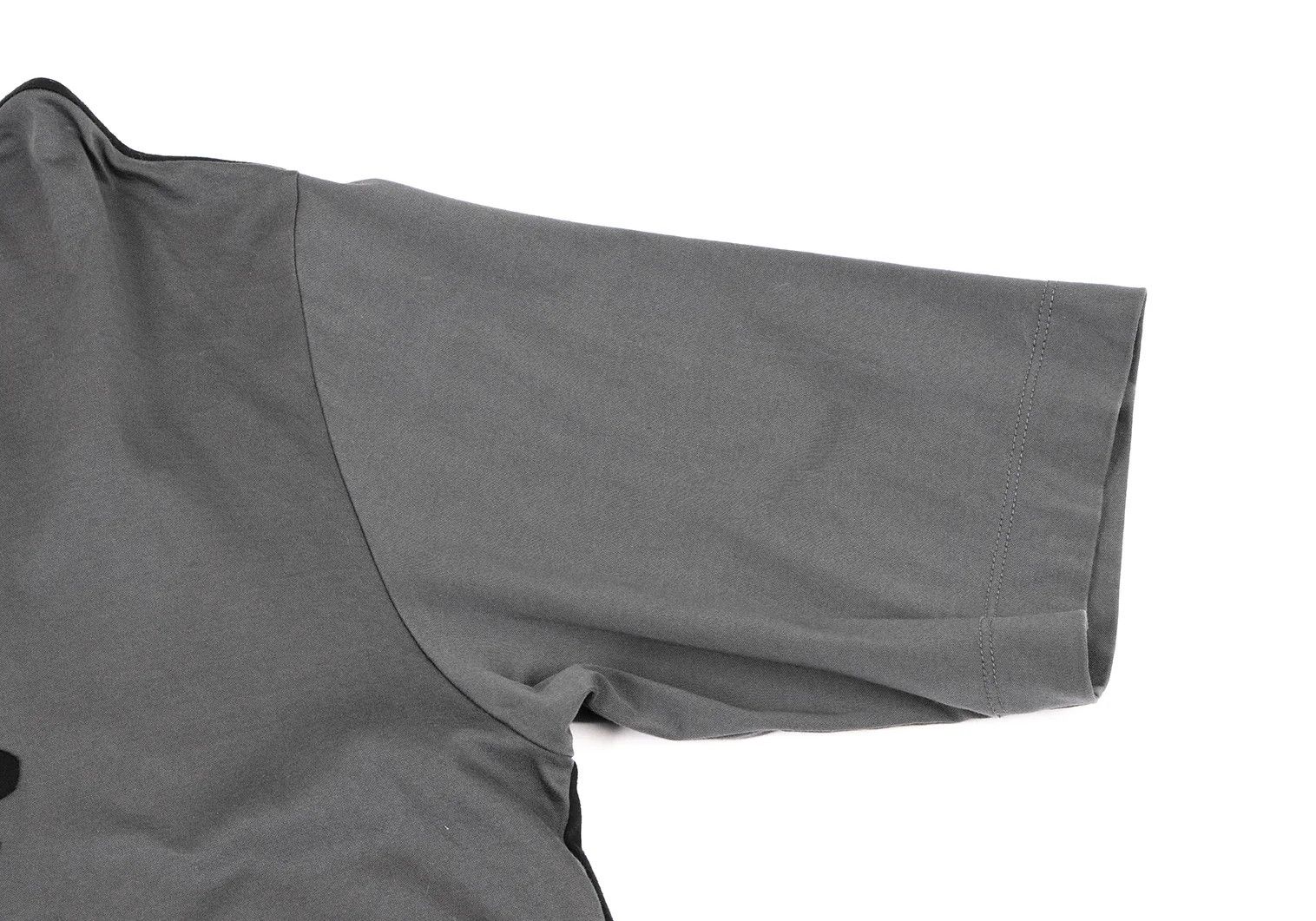 Issey Miyake Two-Tone Bonding T-Shirt in Black and Gray Size US M / EU 48-50 / 2 - 4 Thumbnail