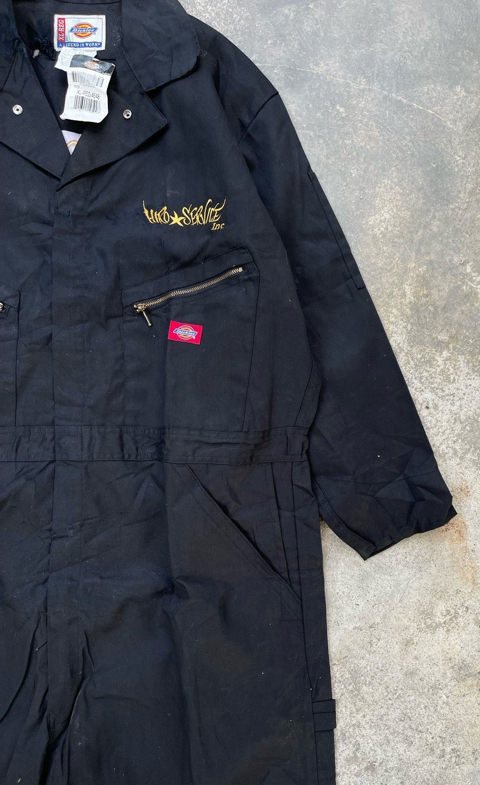 Dickies 🔥Vintage Dickies Men's "HIRO SERVICE" Logo Redhawk Coverall Size US XL / EU 56 / 4 - 5 Thumbnail