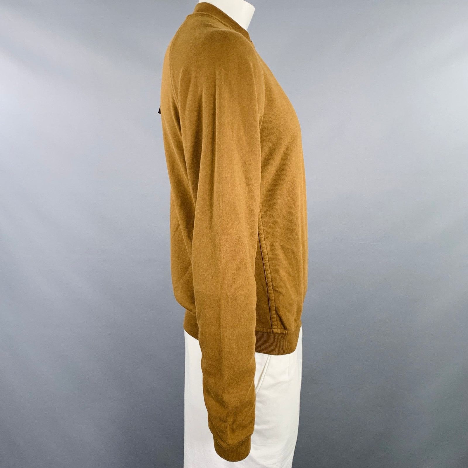 Haider Ackermann HAIDER ACKERMANN L Brown Cotton Blend Crew Neck Sweatshirt Size US L / EU 52-54 / 3 - 2 Thumbnail