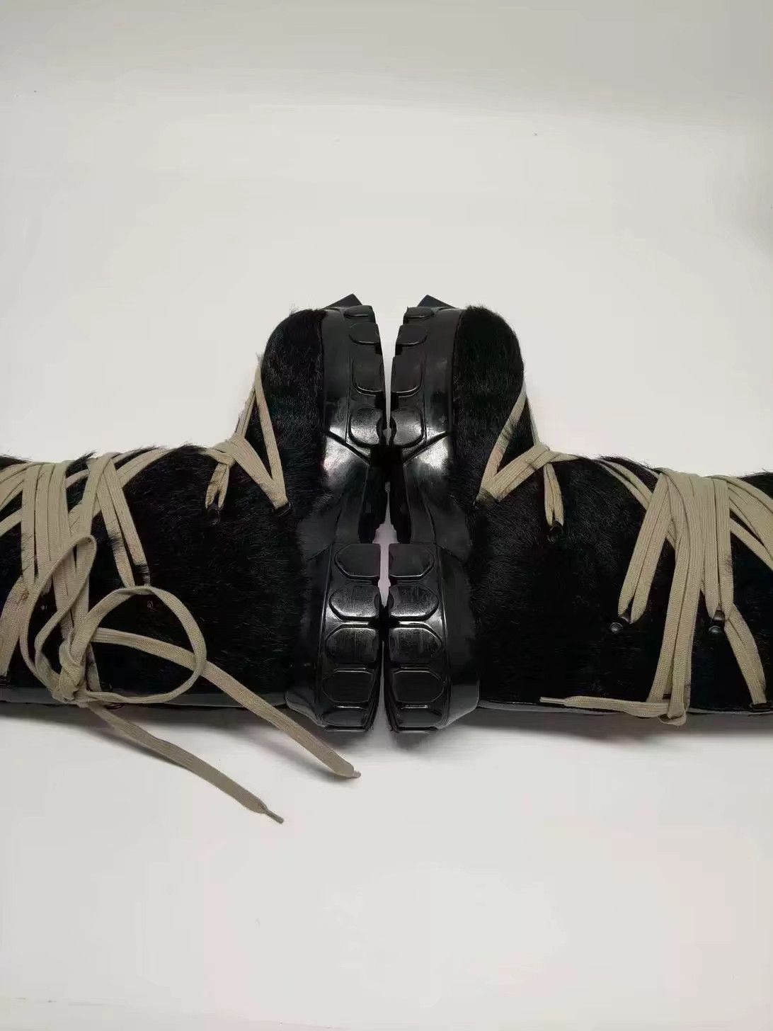 Rick Owens Rick Owens Lunar Boots Crazy Lace Ponyskin Size US 8 / EU 41 - 5 Thumbnail