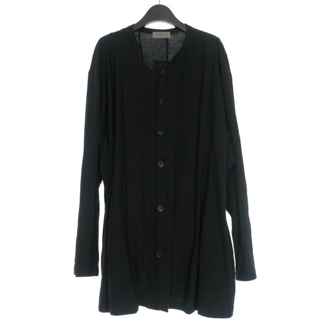 image of Yohji Yamamoto Pour Homme 20Ss Long Cardigan in Black, Men's (Size Large)