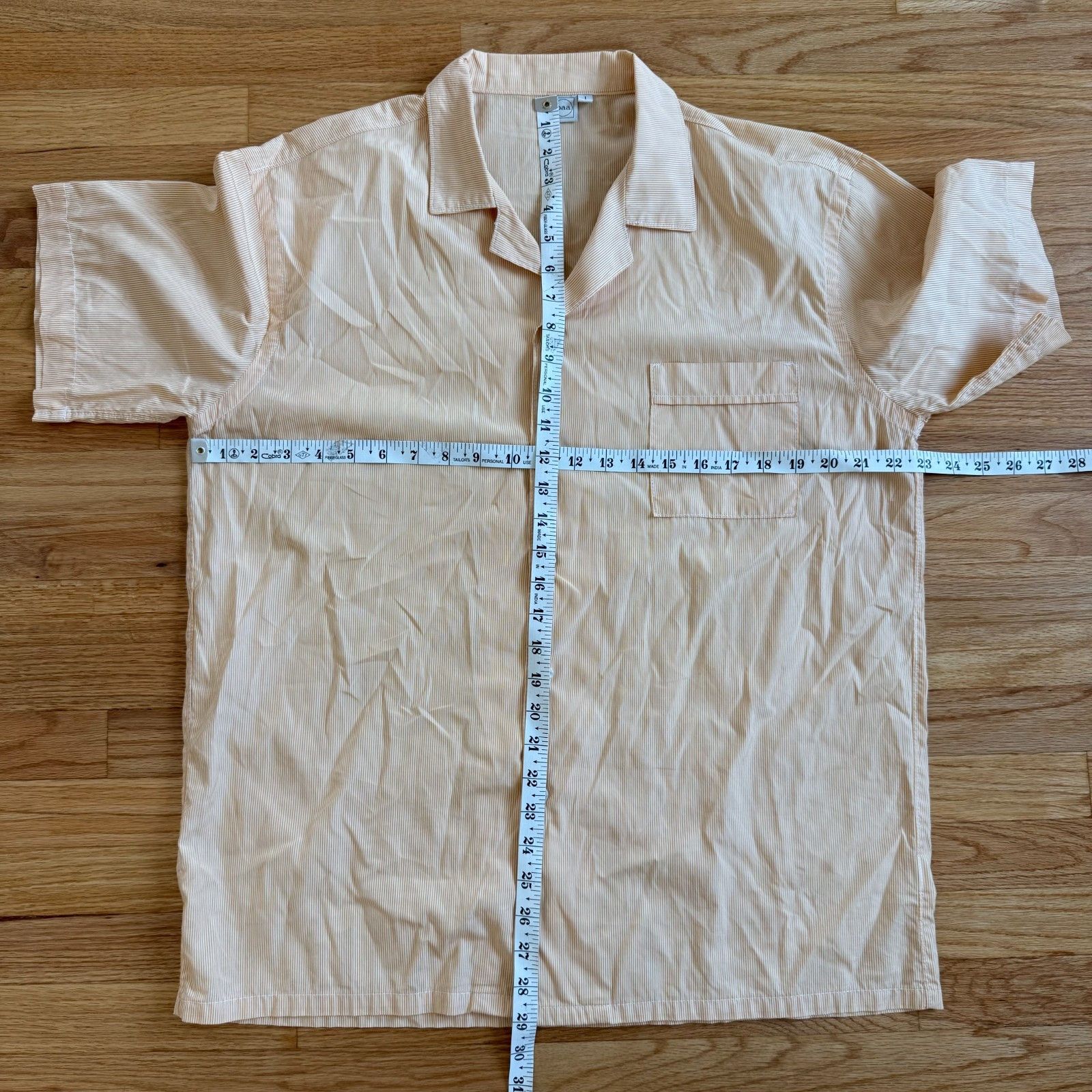 Paa Paa SS Shirt Two Yellow Micro Stripe Size US M / EU 48-50 / 2 - 4 Thumbnail