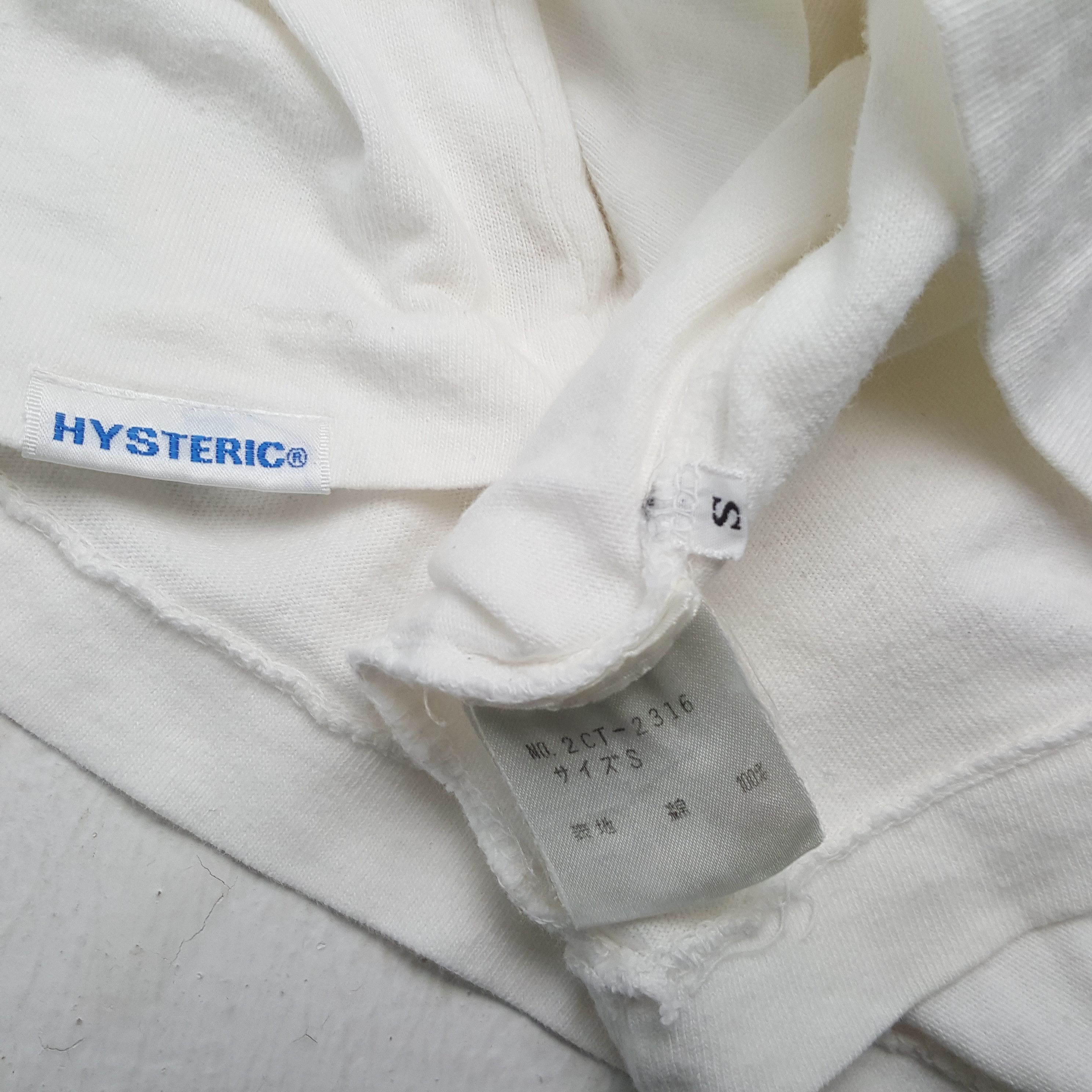 Hysteric Glamour × Japanese Brand × Vintage Vintage HYSTERIC GLAMOUR Japanese Fashion Brand T-Shirts Size US M / EU 48-50 / 2 - 6 Thumbnail