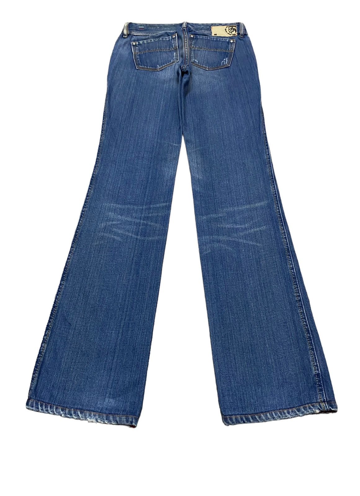 Diesel × If Six Was Nine × Vintage Rare Design Vintage Brand Diesel Flared Jeans 1990s Size US 28 / EU 44 - 2 Thumbnail