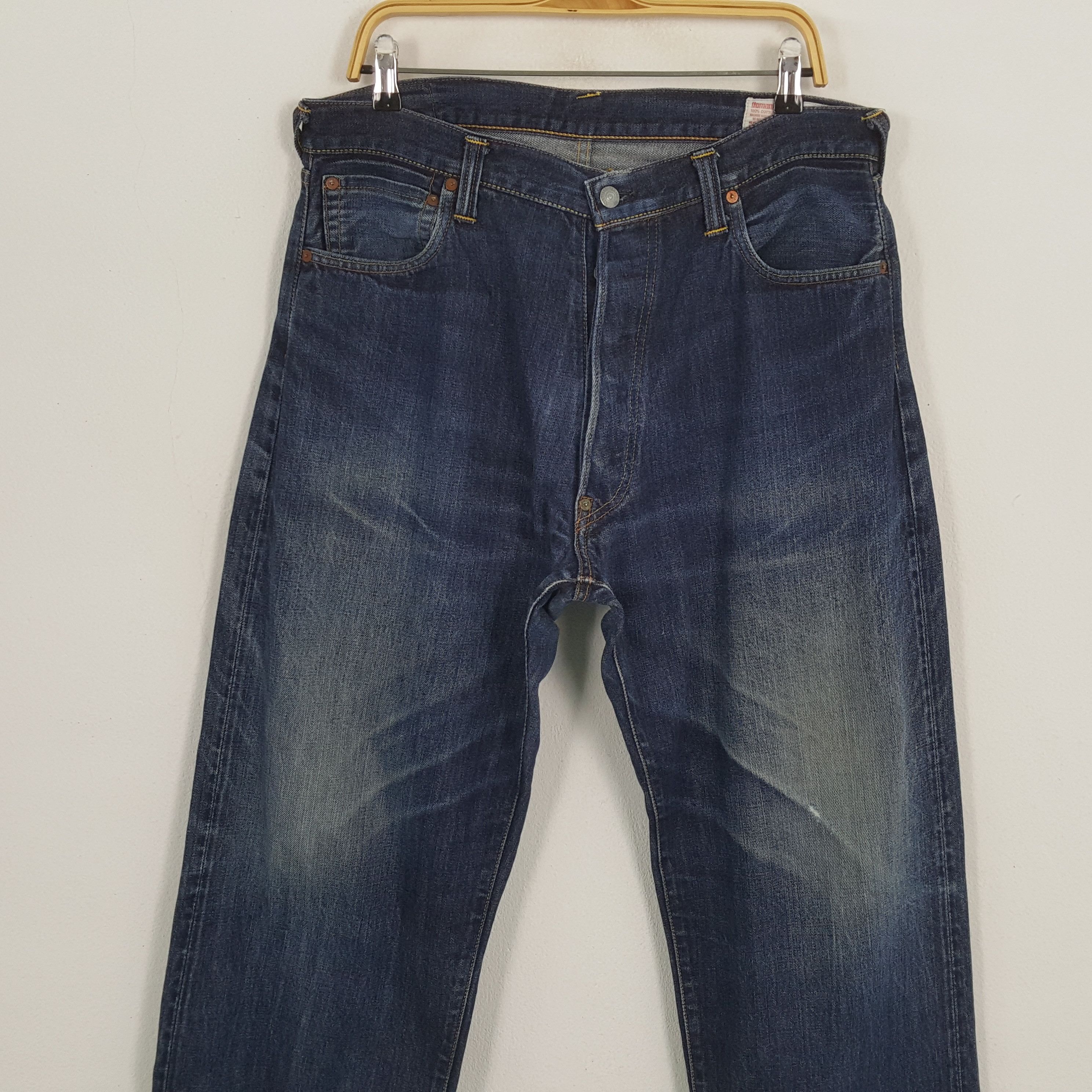 Evisu × Japanese Brand × Vintage Vintage EVISU Japanese Brand Daicock Custom Style Jeans Size US 35 - 5 Thumbnail
