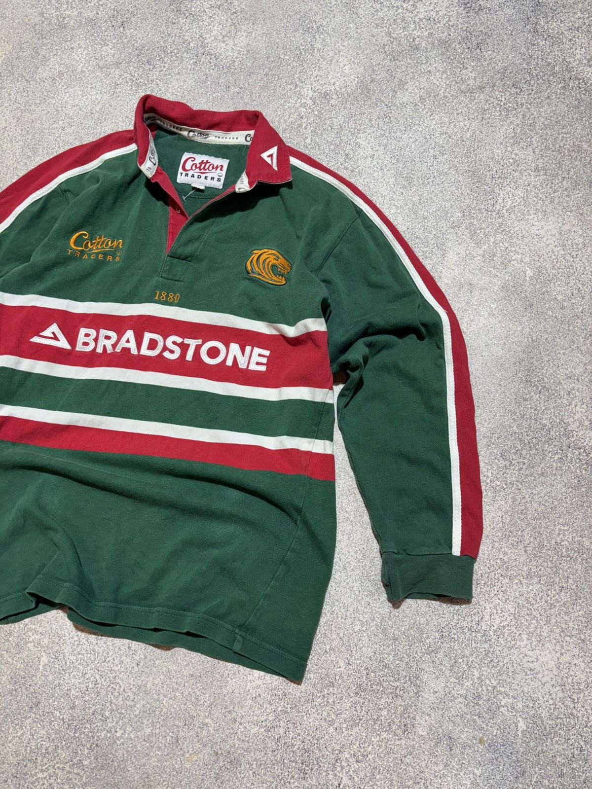 Cotton Traders LEICESTER TIGERS RUGBY JERSEY Cotton Traders Long Sleeve Size US S / EU 44-46 / 1 - 2 Thumbnail