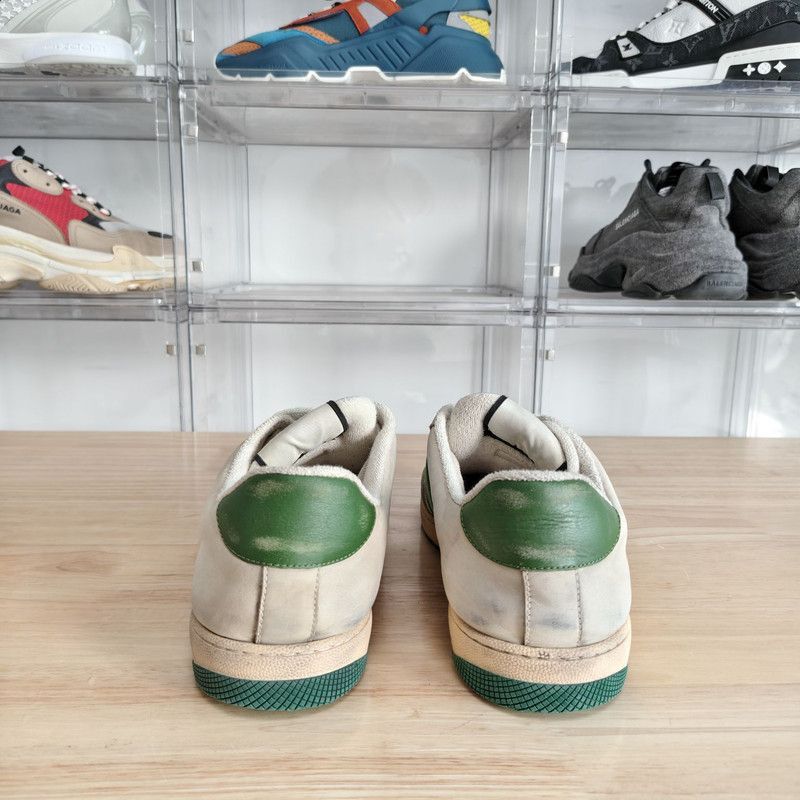 Other Gucci Screener Green Leather Low-Top Sneakers - Size US 9.5 / EU 42-43 - 3 Thumbnail