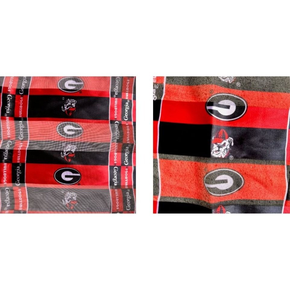 Other VTG University Georgia Scarf Retro UGA Football Bulldogs Da Size ONE SIZE - 11 Thumbnail