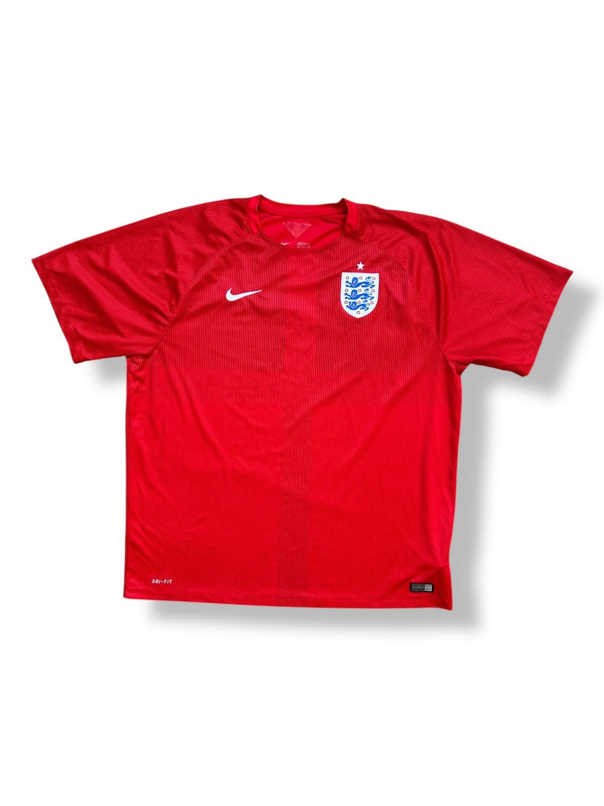 2014/15 Nike England Away Soccer Jersey Men’s Red Size 3XL