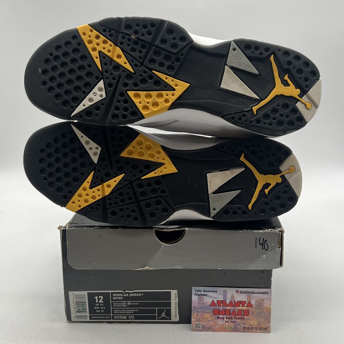 Jordan Brand Wmns Air Jordan 7 white varsity maize Size US 12 / EU 45 - 8 Thumbnail
