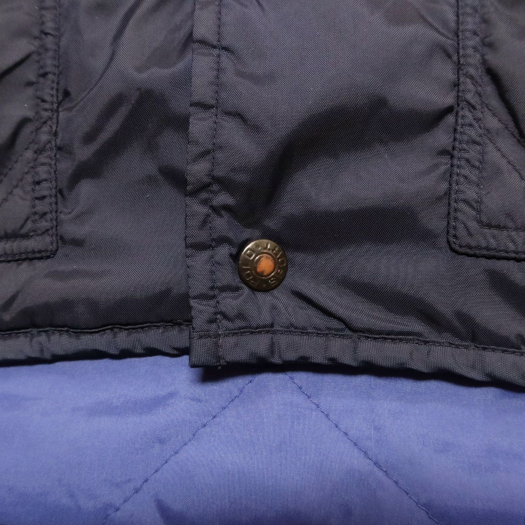 Polo Ralph Lauren VINTAGE Polo Sport Ralph Lauren Logo Jacket Mens Large Navy Nylon 90s Logo Jacket Size US L / EU 52-54 / 3 - 6 Thumbnail