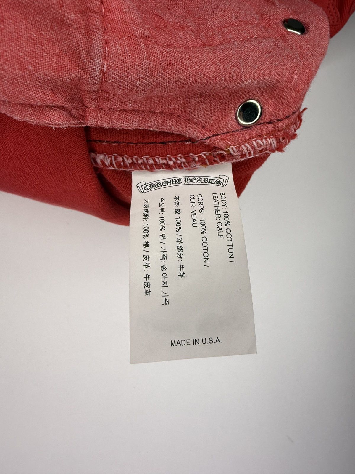 Chrome Hearts Chrome Hearts Red Paris Exclusive Patch Denim Size US 34 / EU 50 - 14 Thumbnail