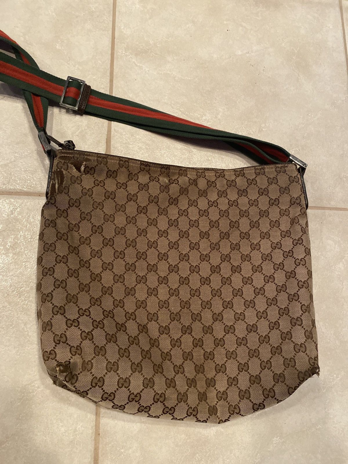 Gucci Gucci canvas vintage cross body bag Size ONE SIZE - 2 Thumbnail