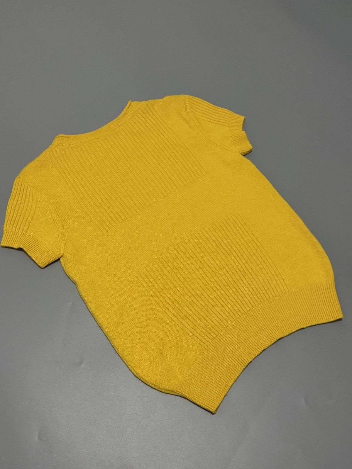 Hermes Hermes Short Sleeve Knit - Yellow Size S / US 4 / IT 40 - 5 Thumbnail