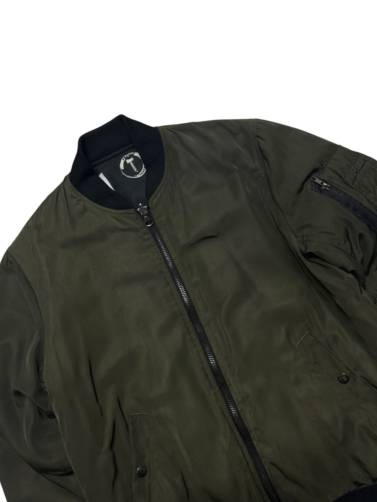 Vintage RAF SIMONS STYLE REVERSIBLE BOMBERS JACKET BY CASPER JOHN Size US M / EU 48-50 / 2 - 13 Thumbnail