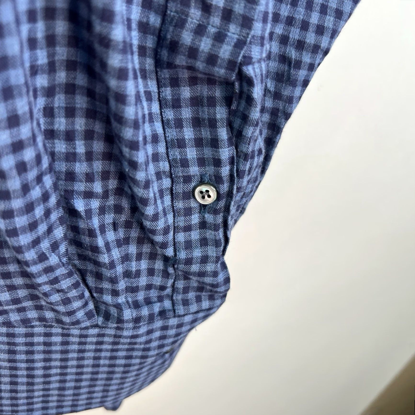 Vintage VINTAGE Apposta Checked Flannel Shirt Mens 4XL Blue Button-Down Collared Casual Winter 4XL Men Blue Check Size US XXL / EU 58 / 5 - 4 Thumbnail