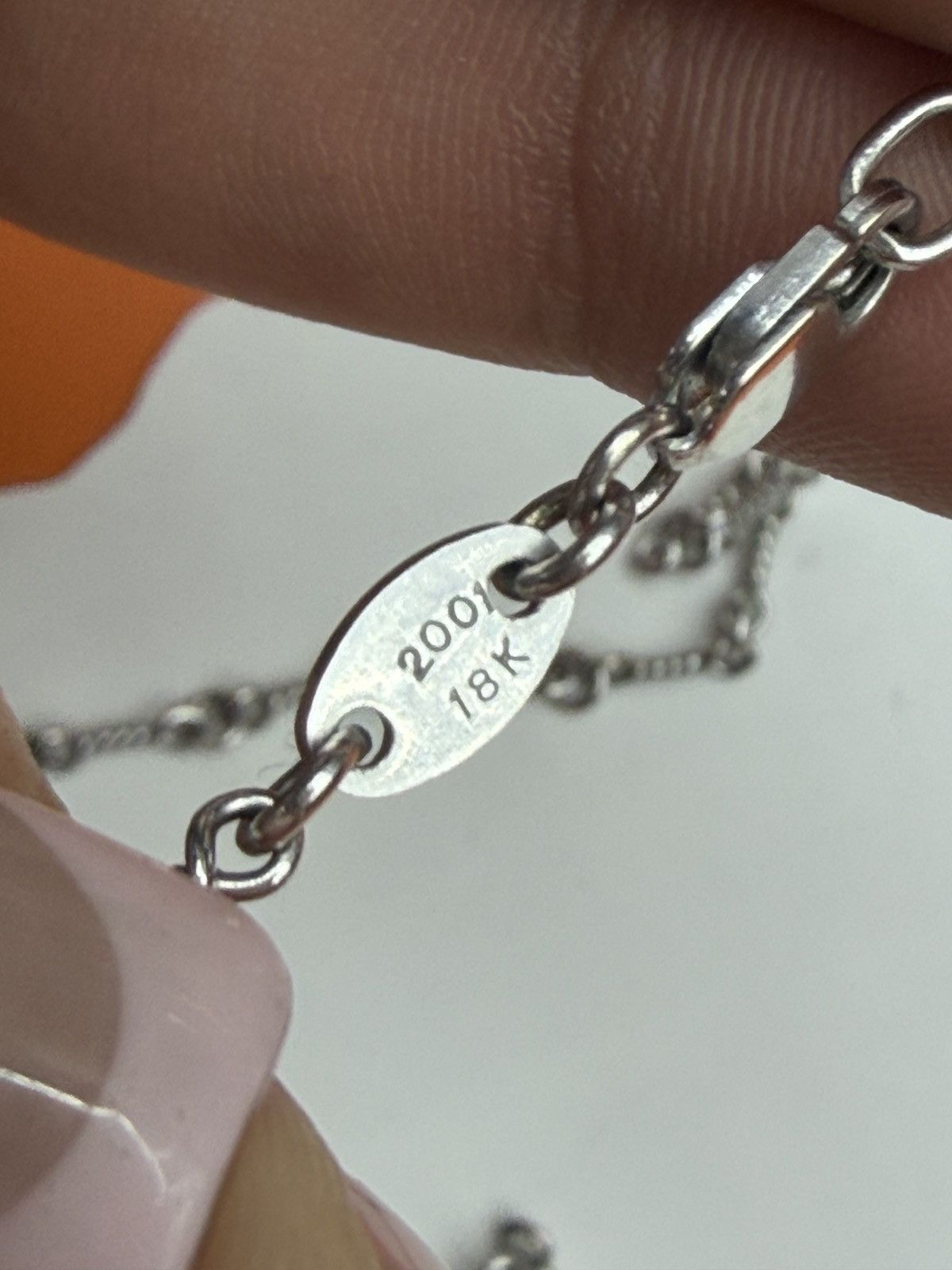 Chrome Hearts Chrome Hearts 18K White Gold Twist Chain Necklace Size ONE SIZE - 11 Thumbnail