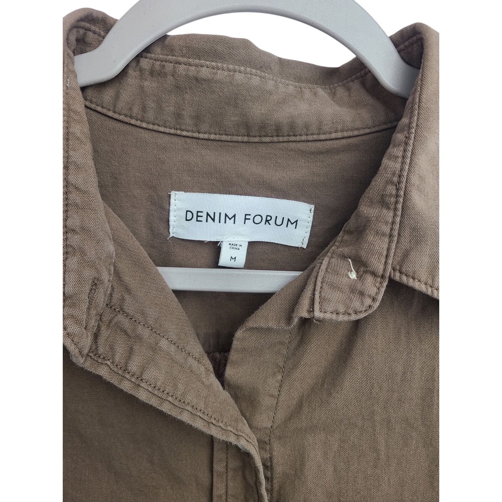 Aritzia Denim Forum Artizia The Jane Shirt Button Front Size Medium Size M / US 6-8 / IT 42-44 - 2 Thumbnail