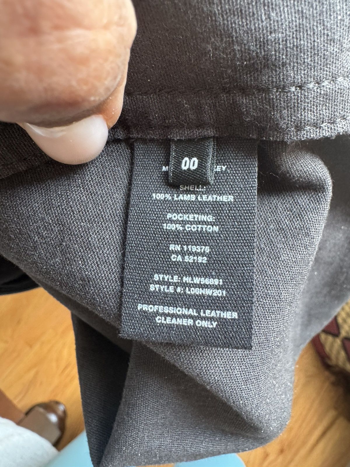 Helmut Lang Helmut Lang black lambskin side zip leather bootcut pants Size 24" / US 00 / IT 34 - 8 Thumbnail