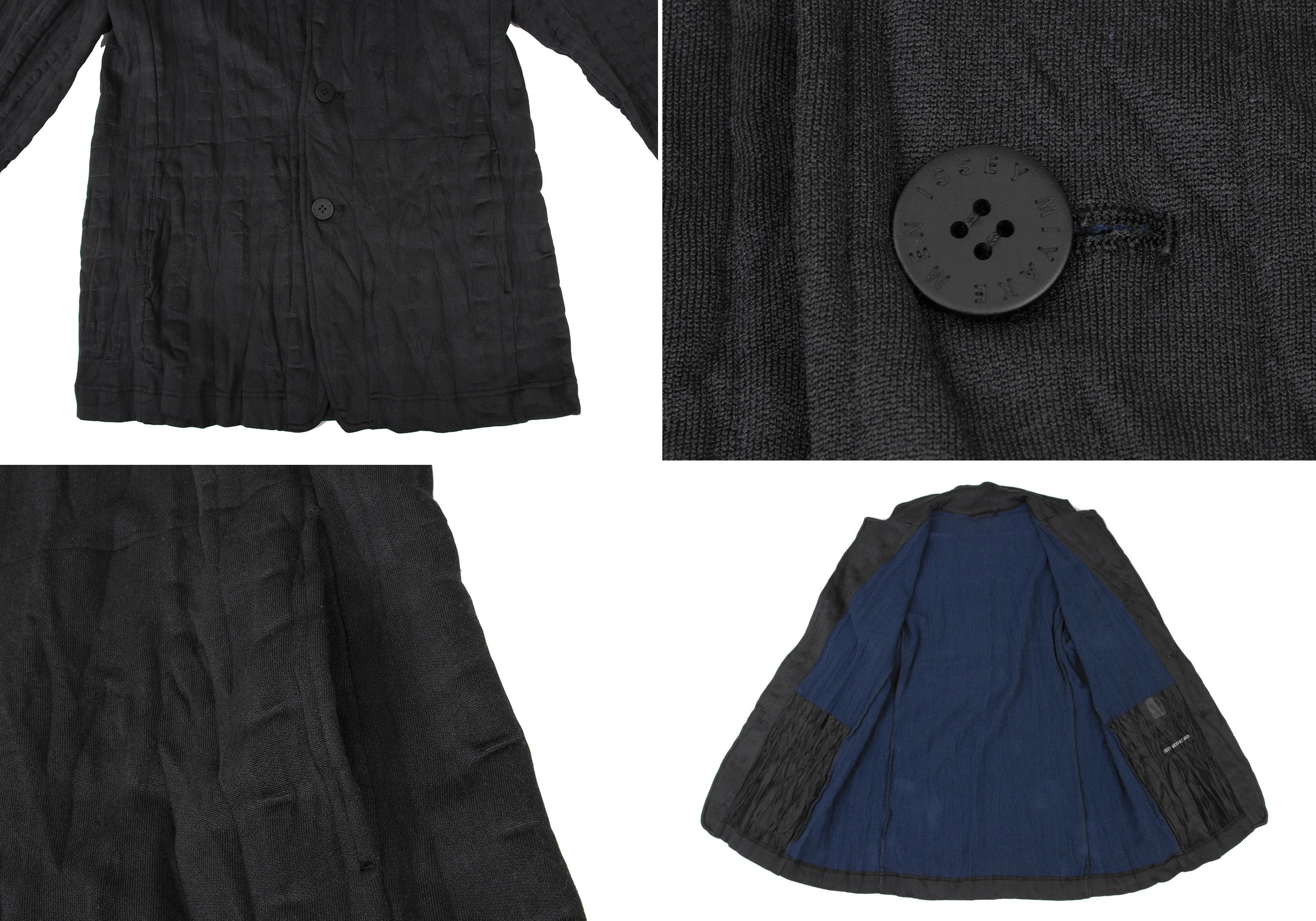 Issey Miyake Poly Cotton Shibori Jersey Set Up in Black Size 3 Size US L / EU 52-54 / 3 - 7 Thumbnail
