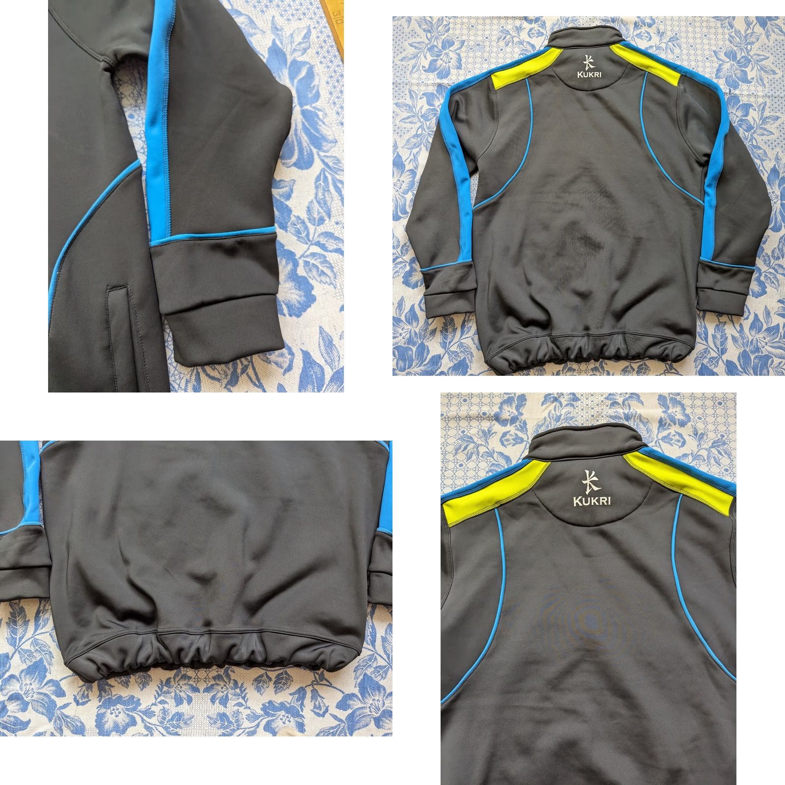 Vintage Kukri Ulster Rugby Mens Zip Top Long Sleeve Training Black 2XL Size US XXL / EU 58 / 5 - 8 Thumbnail