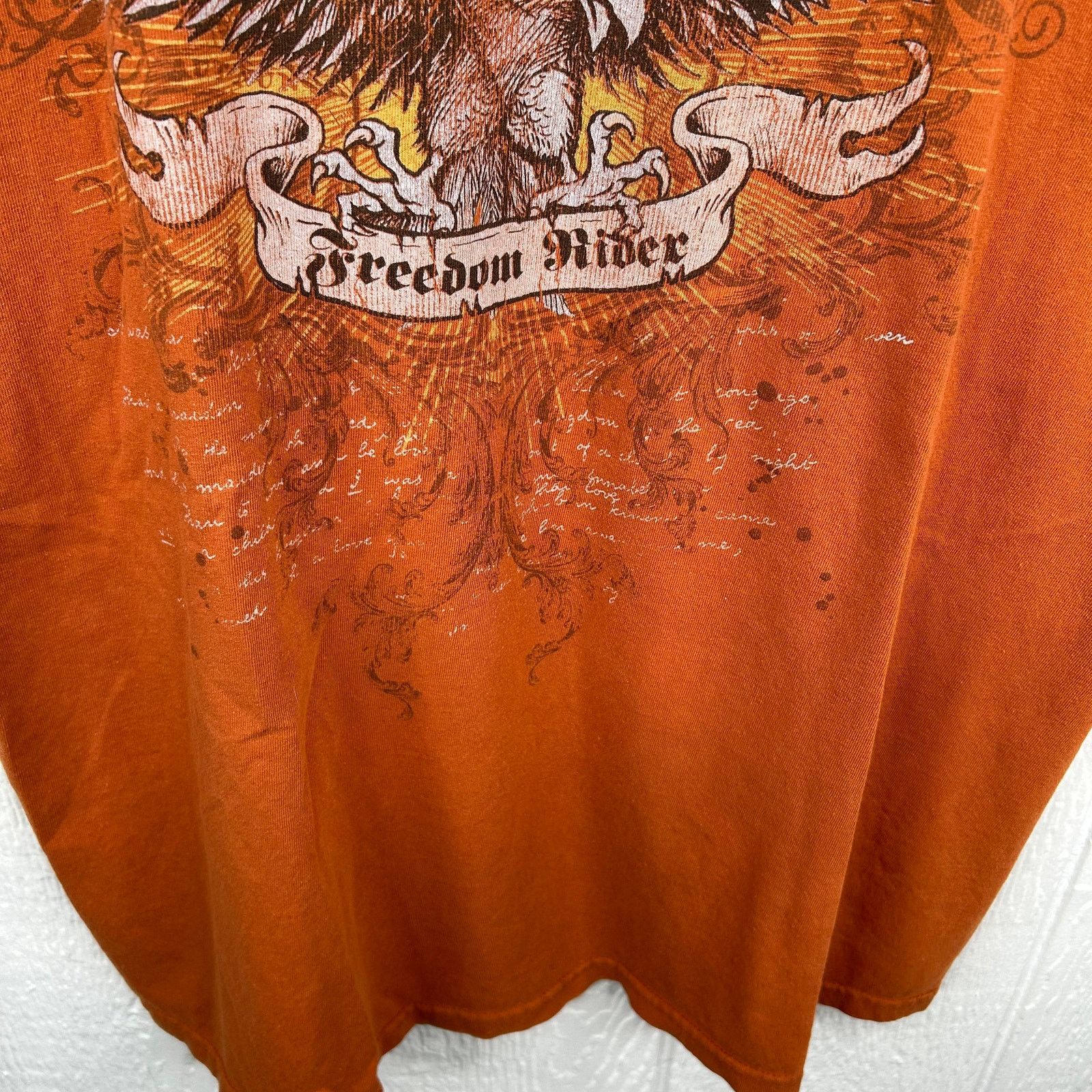 Other Vintage y2k Freedom River Eagle Graphic Tee Size X-Large Size US XL / EU 56 / 4 - 3 Thumbnail