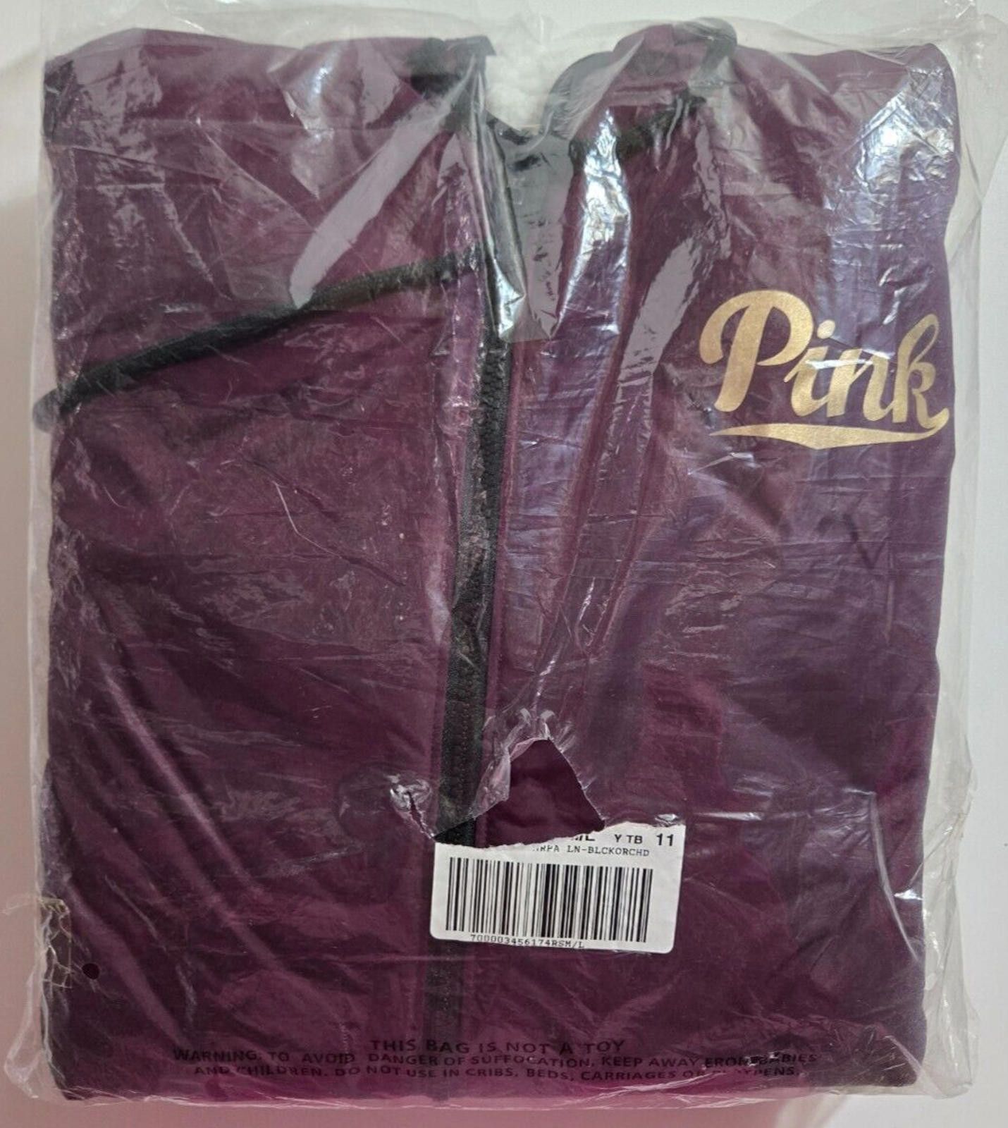 Designer NEW Victoria's Secret PINK Anorak Windbreaker Hoodie Sherpa Size L / US 10 / IT 46 - 3 Thumbnail