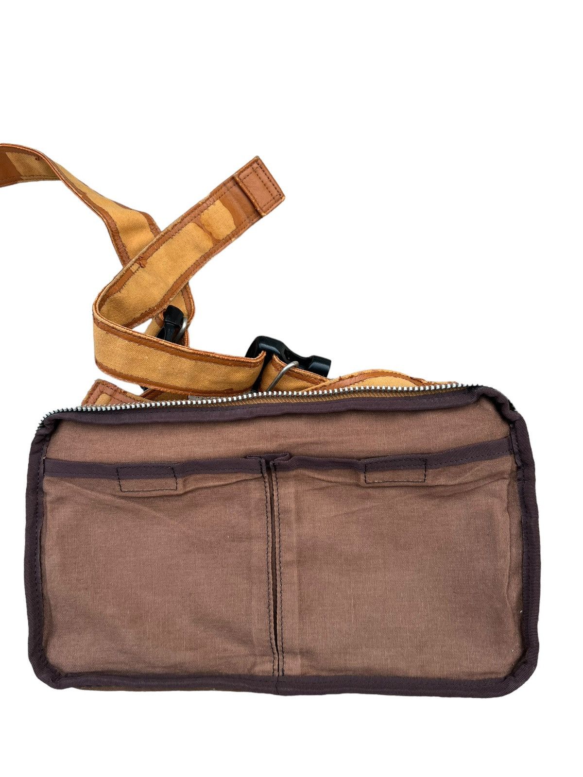 Porter Vintage Porter Yoshida Distress Coated PU Waist Bag Size ONE SIZE - 24 Thumbnail