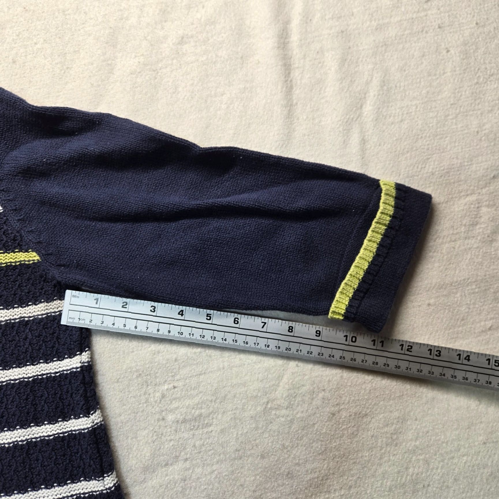 Vintage Christopher & Banks Blue Striped Long Sleeve Sweater Adult Women's XL Size Pullover Shirt? Size XL / US 12-14 / IT 48-50 - 6 Thumbnail