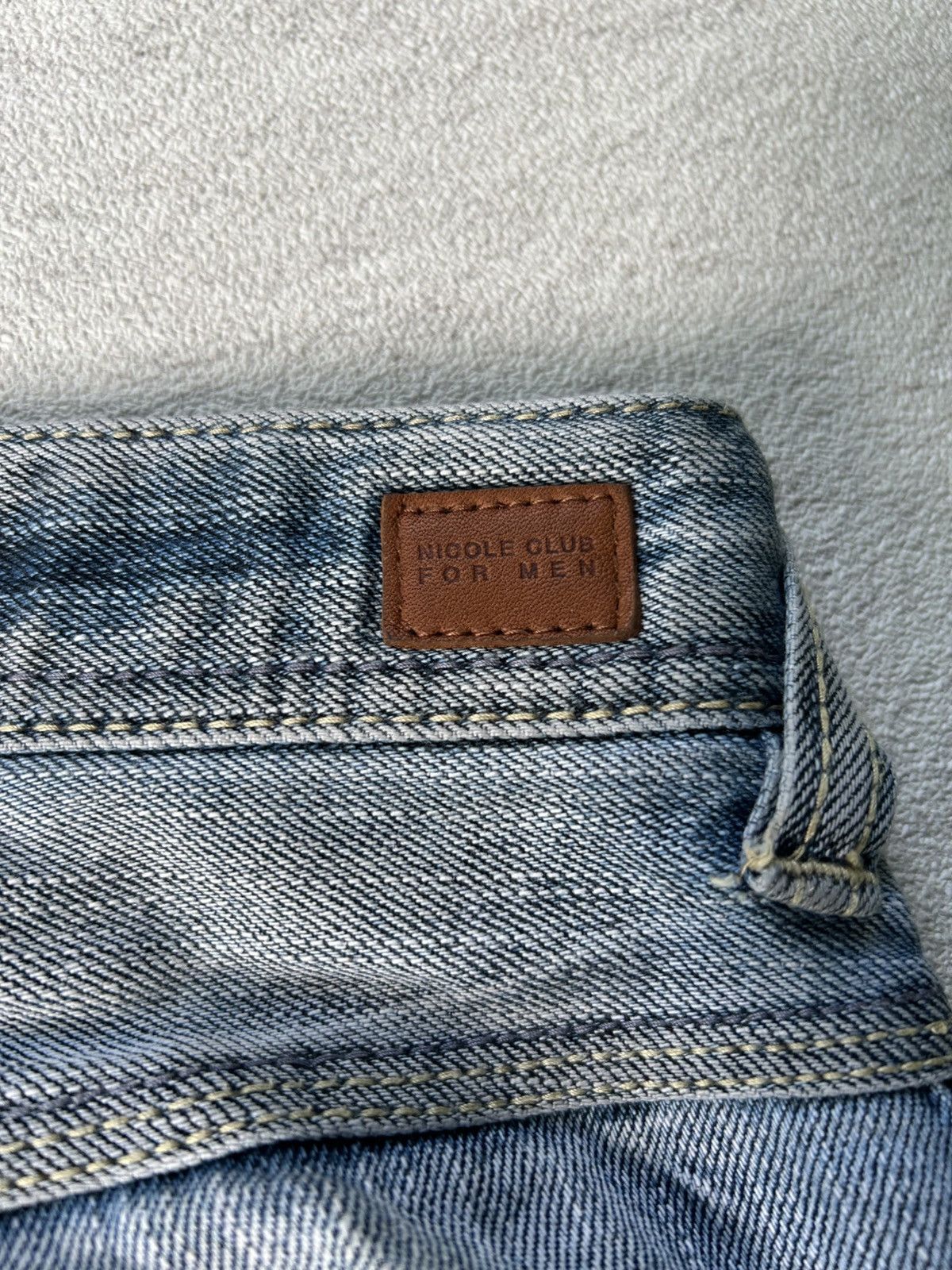 14th Addiction 2000s Nicole Club For Men Flared Denim Pants Size US 34 / EU 50 - 6 Thumbnail